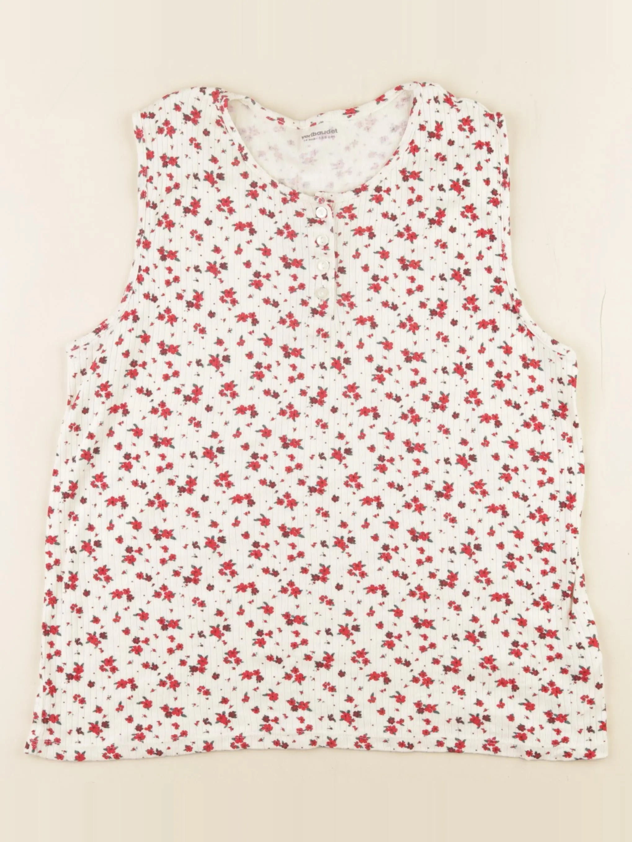 Vertbaudet - débardeur beige - 14 ans