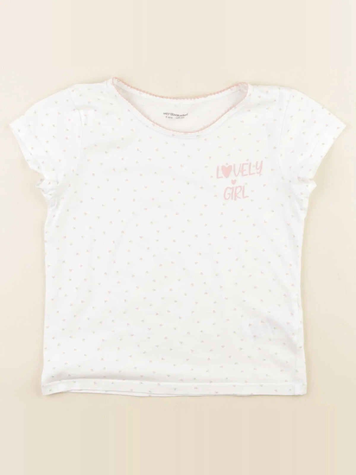 Vertbaudet - maillot de corps blanc - 8 ans