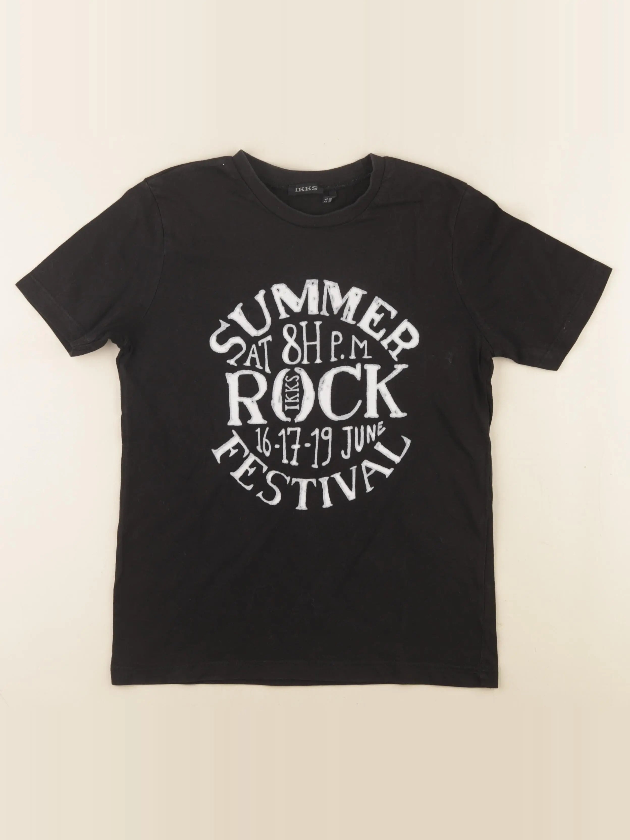 IKKS - tee-shirt noir - 10 ans