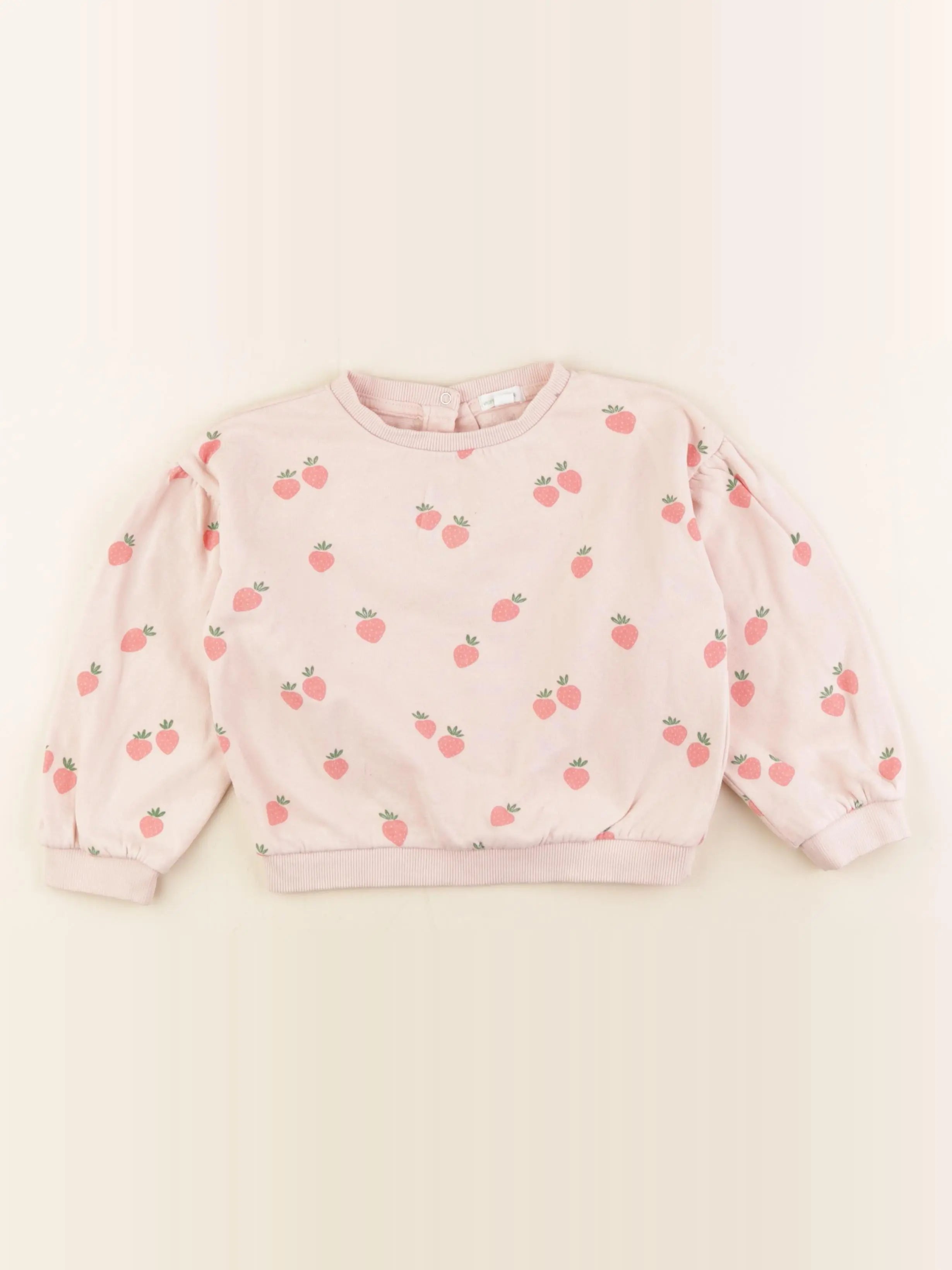 Vertbaudet - sweat rose - 36 mois
