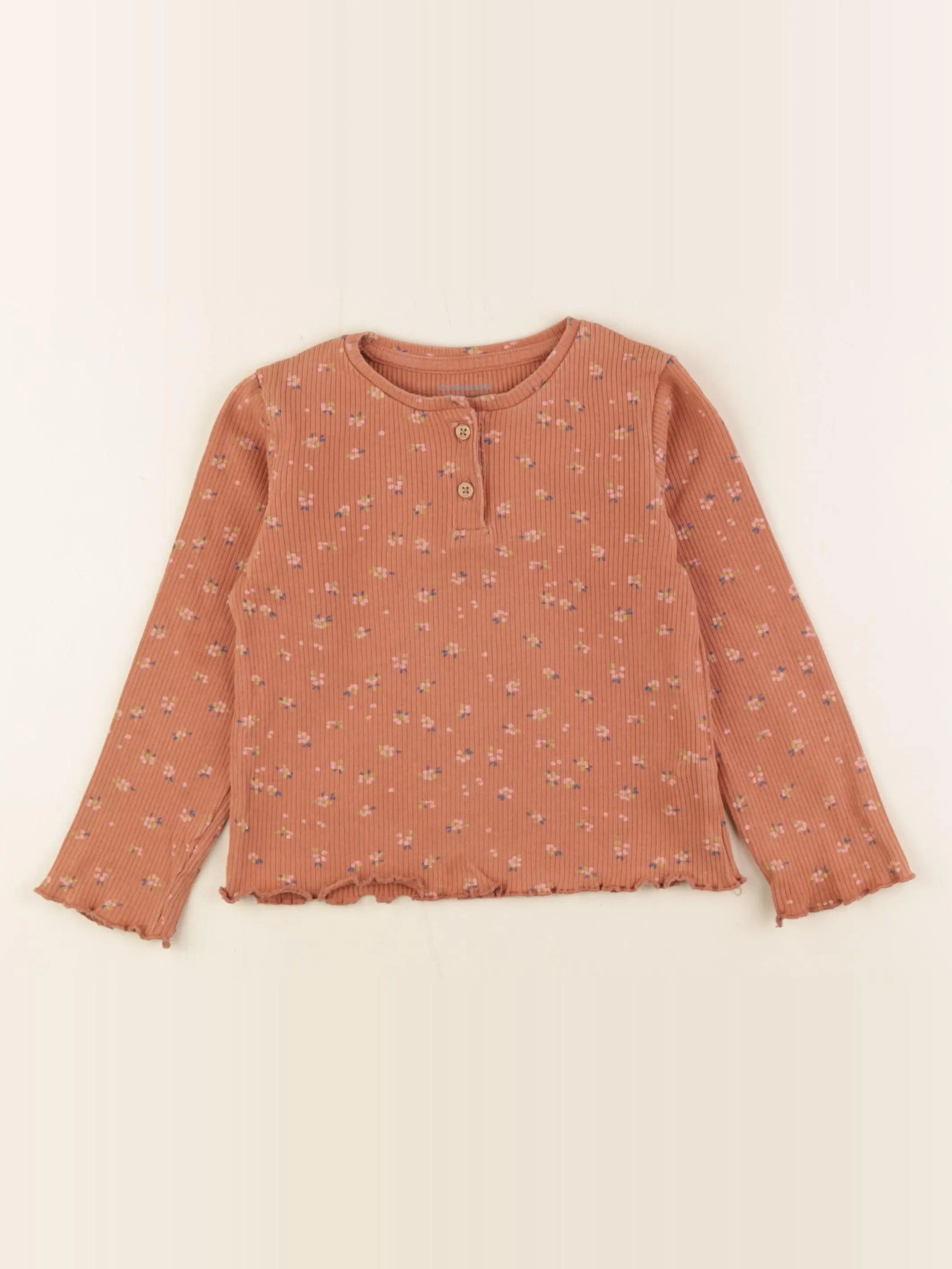 Vertbaudet - tee-shirt marron - 36 mois