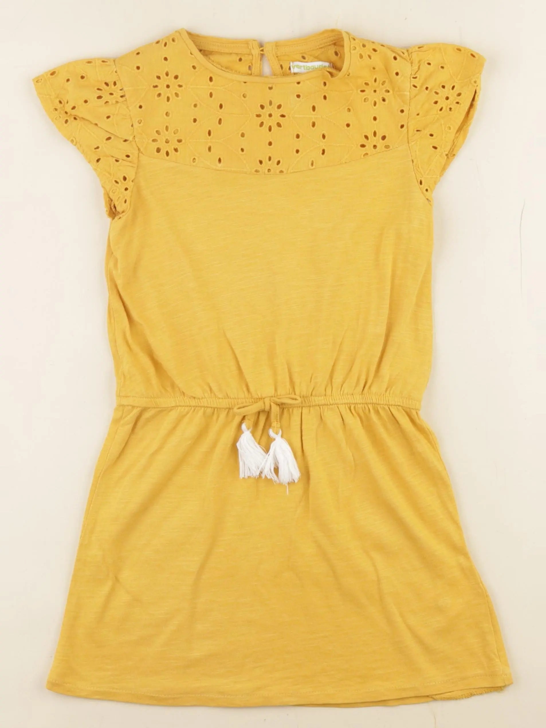 Vertbaudet - robe jaune - 6 ans