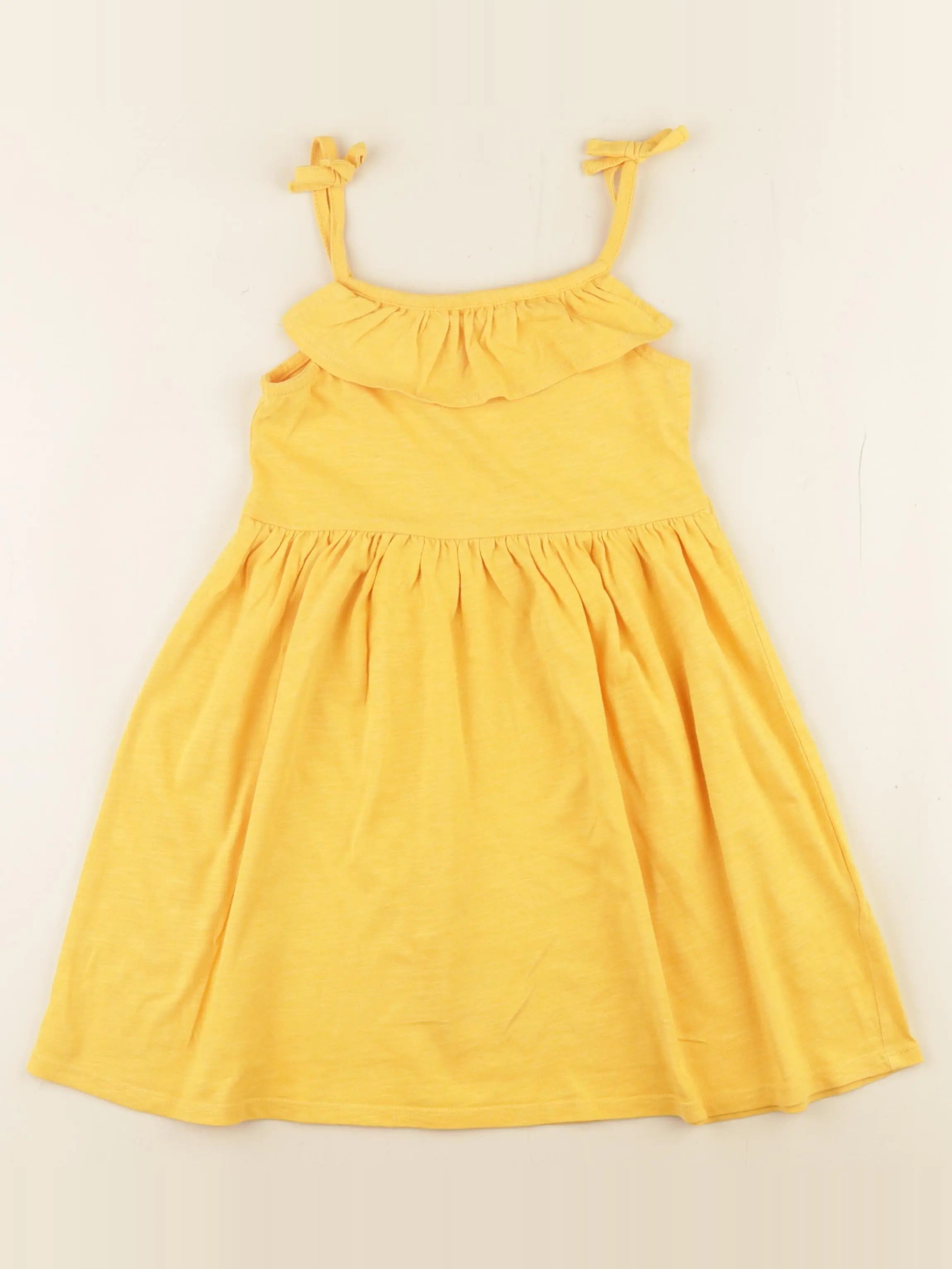 Vertbaudet - robe jaune - 6 ans