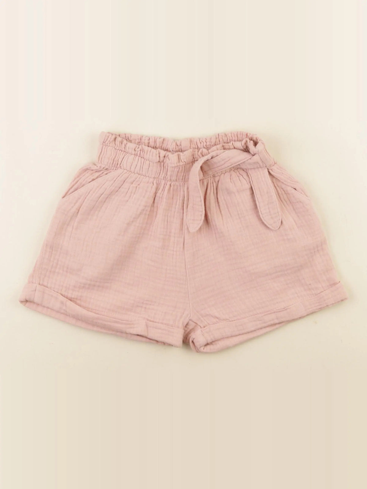 Vertbaudet - short rose - 7 ans