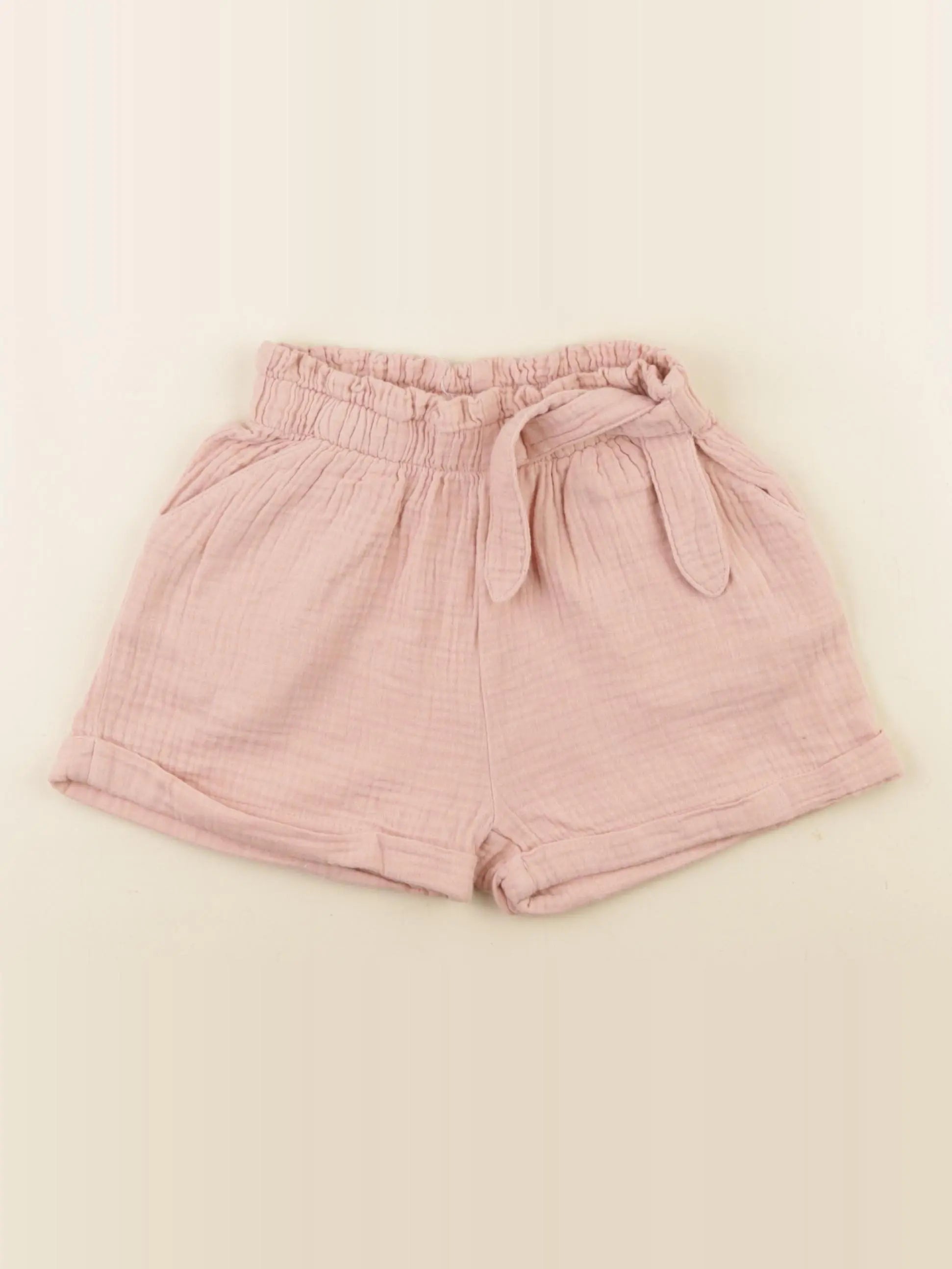 Vertbaudet - short rose - 7 ans