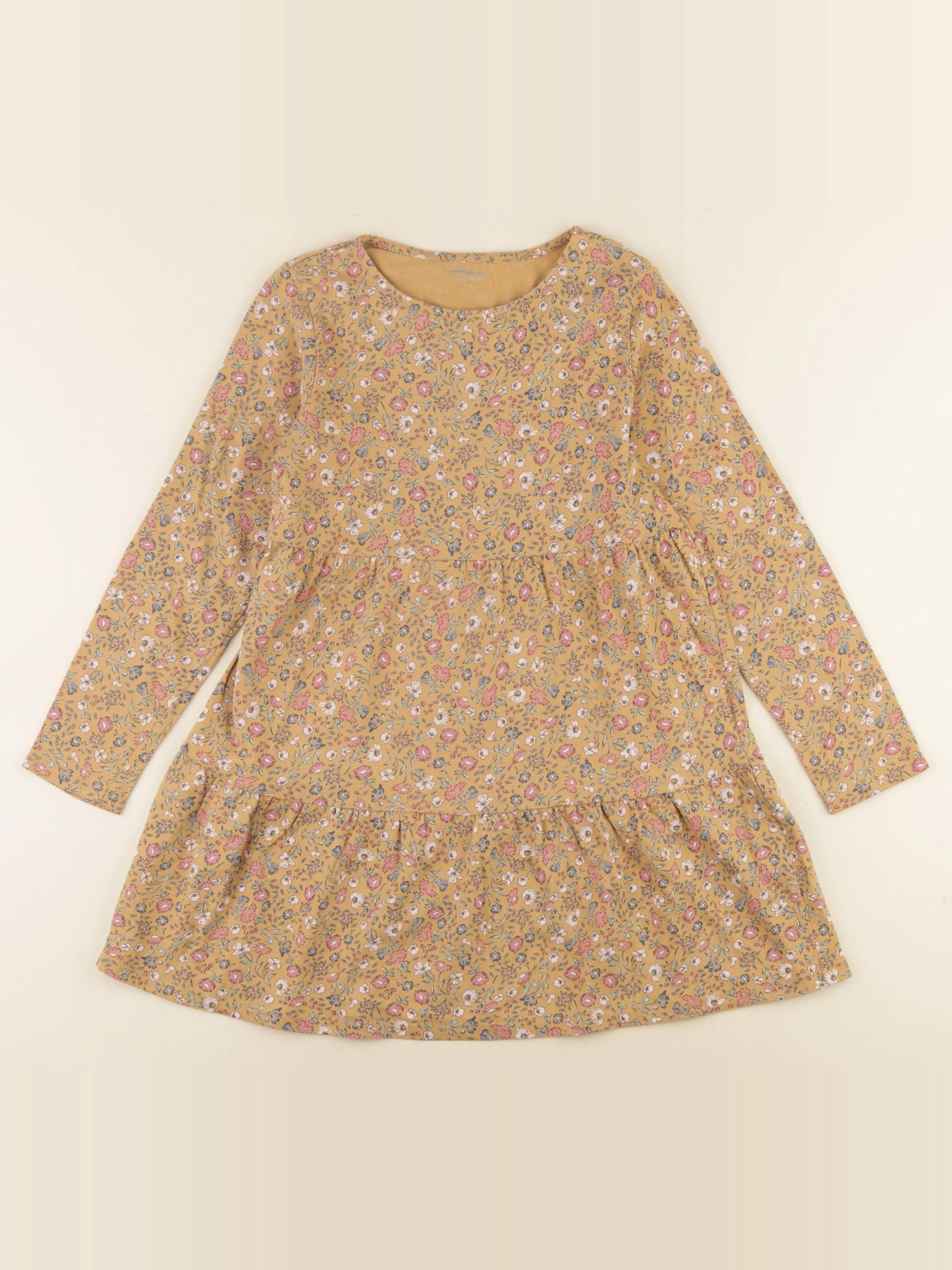 Vertbaudet - robe marron - 8 ans