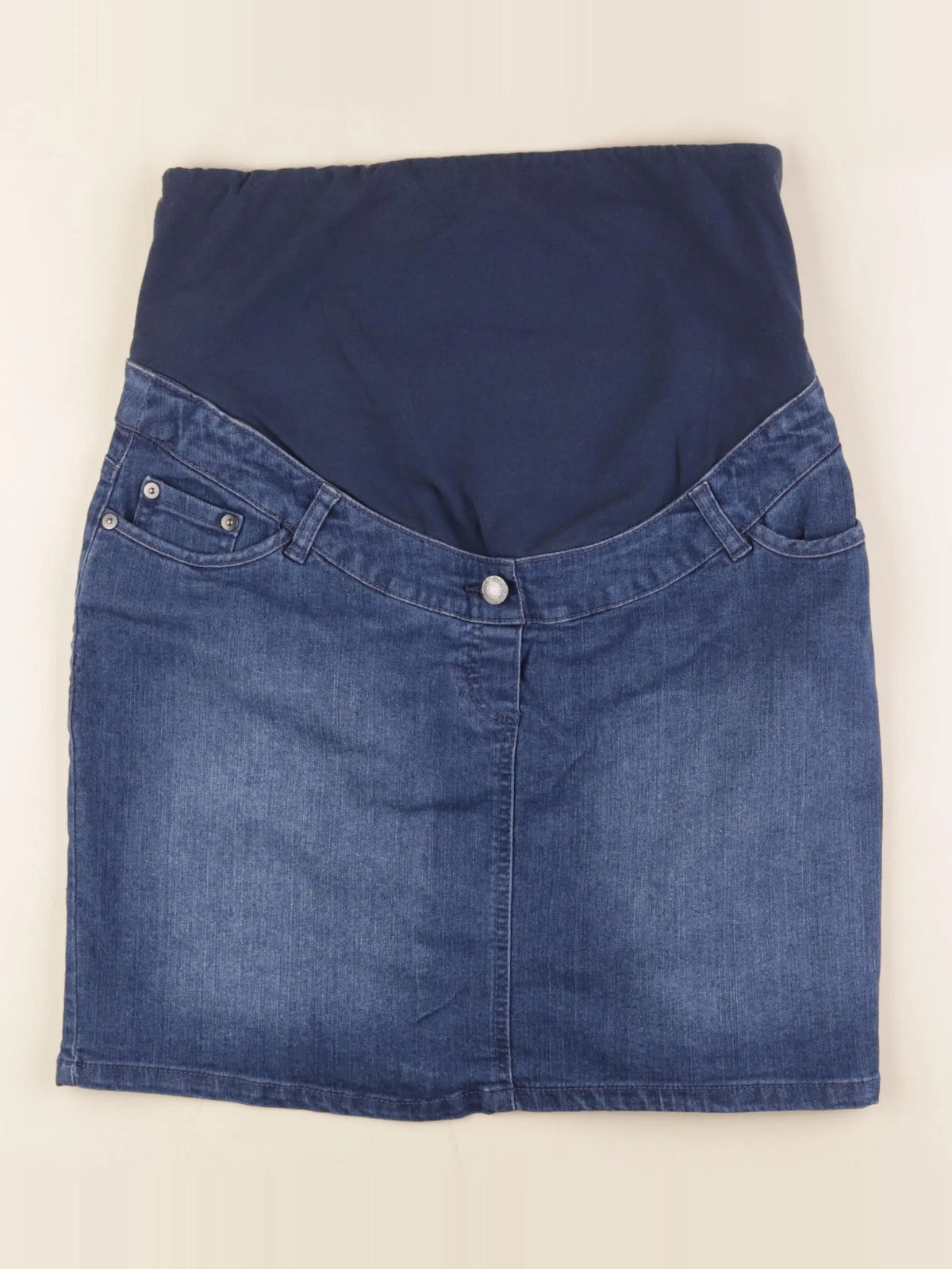 Vertbaudet - jupe grossesse bleu - 40