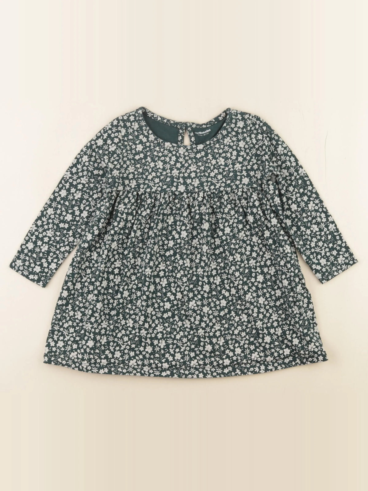 Vertbaudet - robe vert - 3 ans