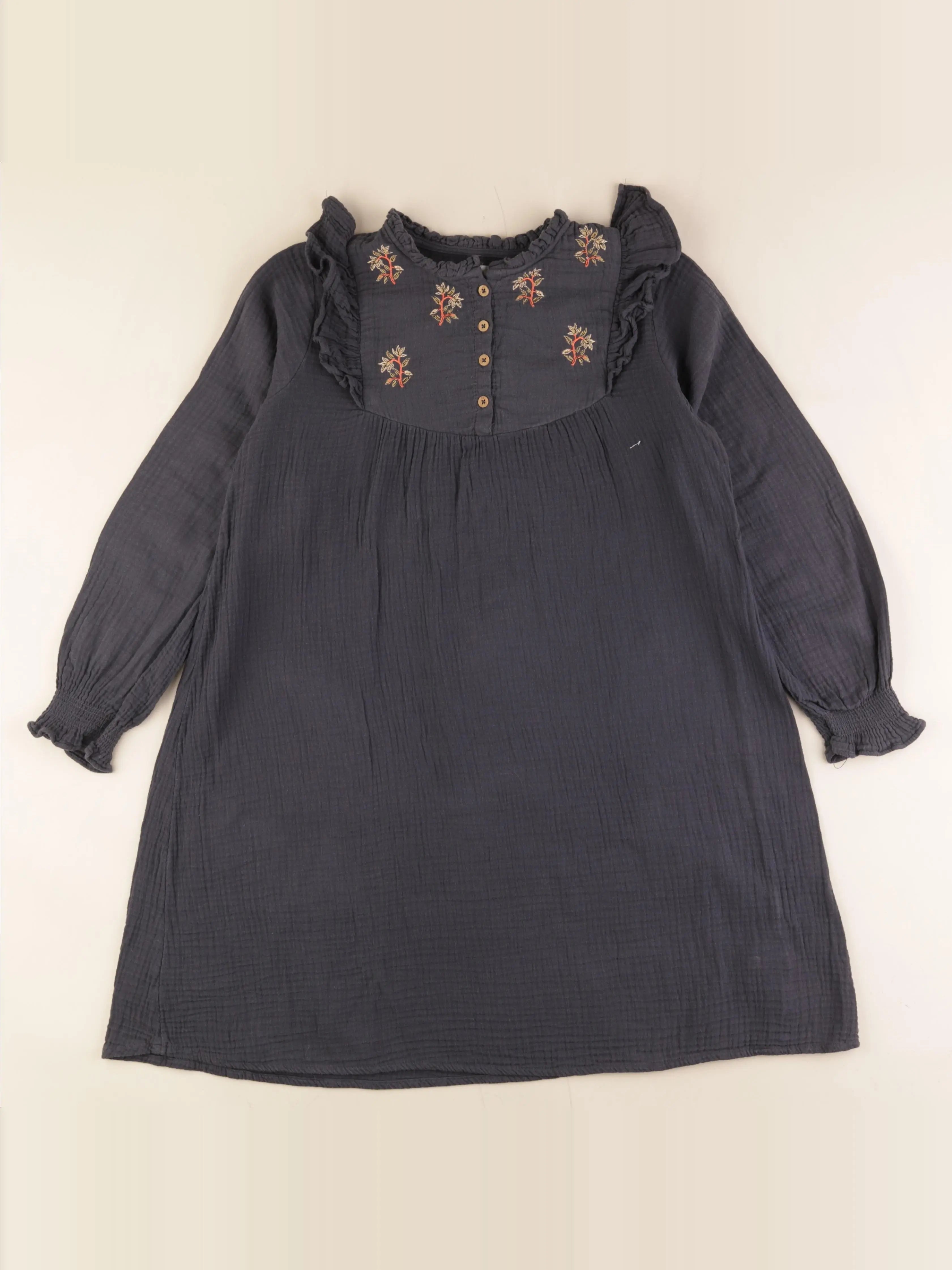 Vertbaudet - robe gris - 12 ans