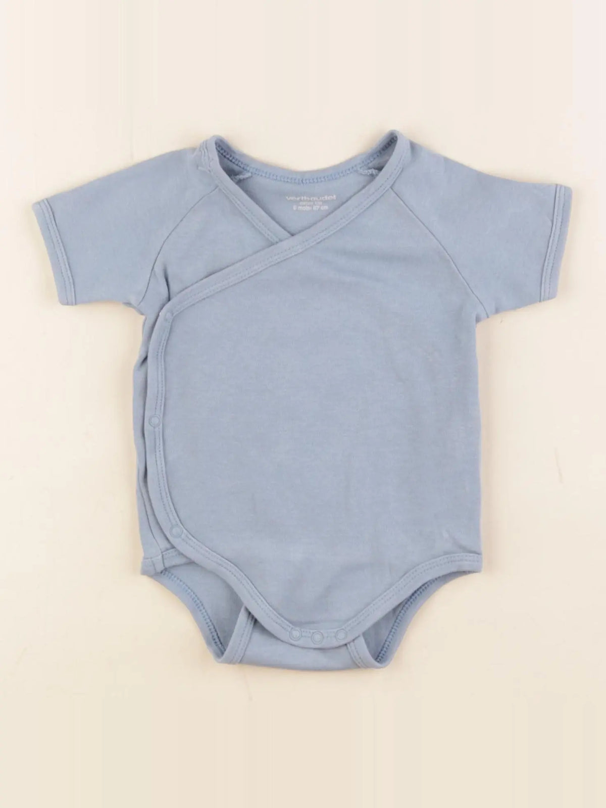 Vertbaudet - body rouge - 6 mois