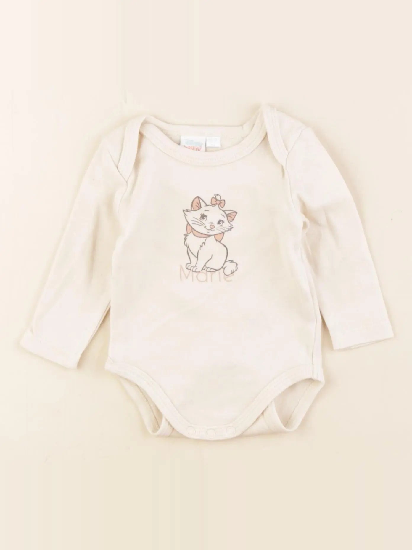 Vertbaudet - body beige - 3 mois