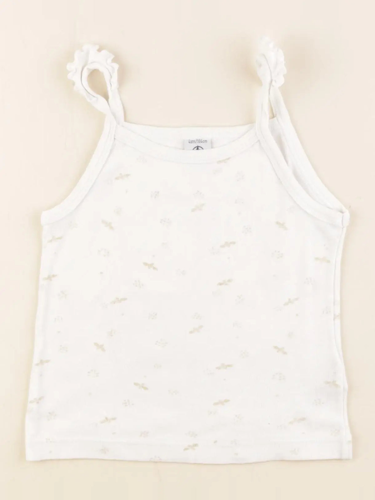 Petit Bateau - maillot de corps blanc - 4 ans