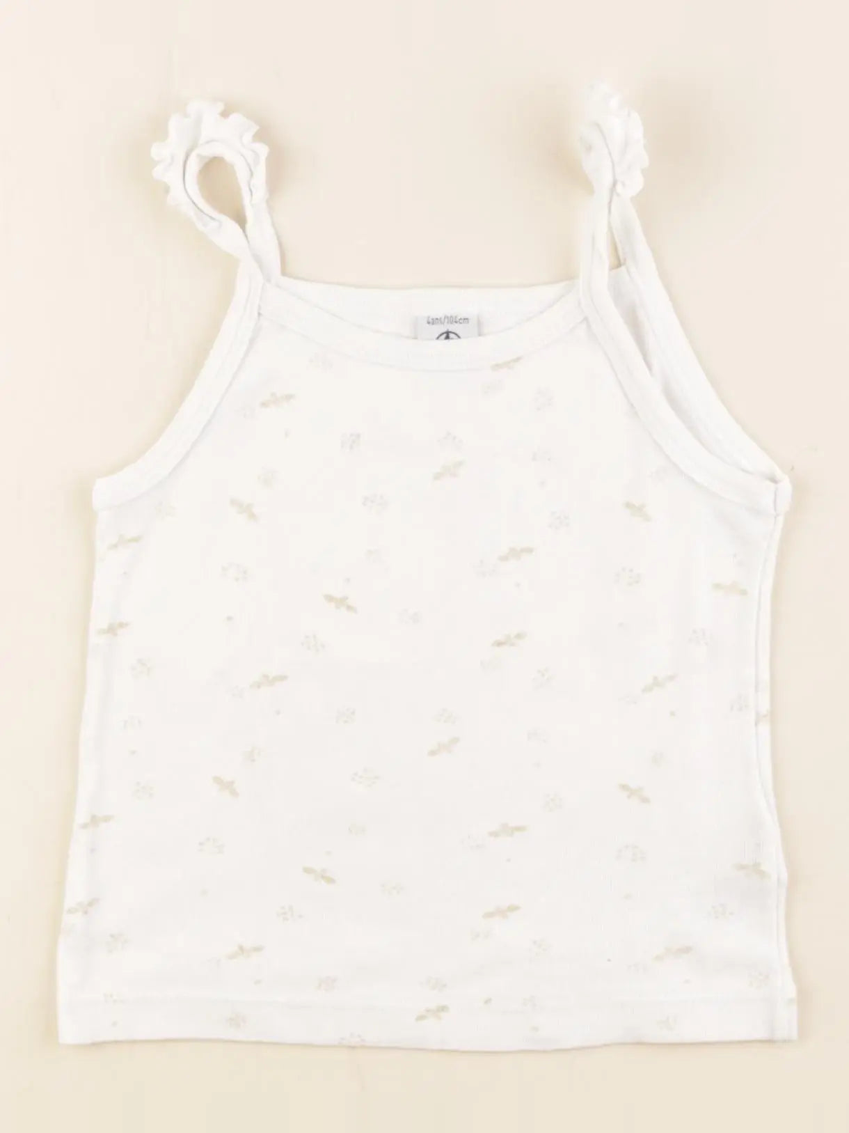 Petit Bateau - maillot de corps blanc - 4 ans