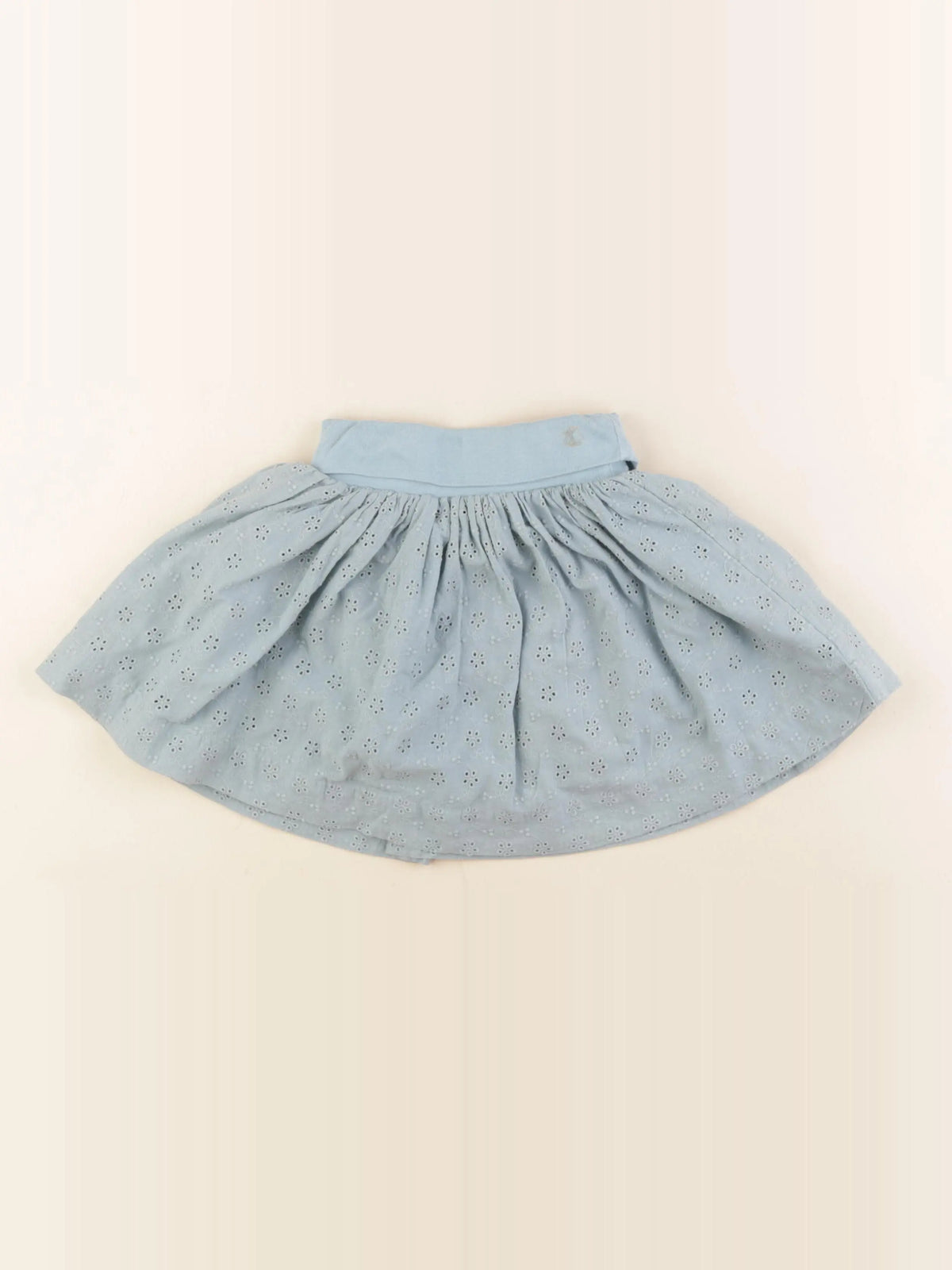 Petit Bateau - jupe bleu, vert - 3 ans