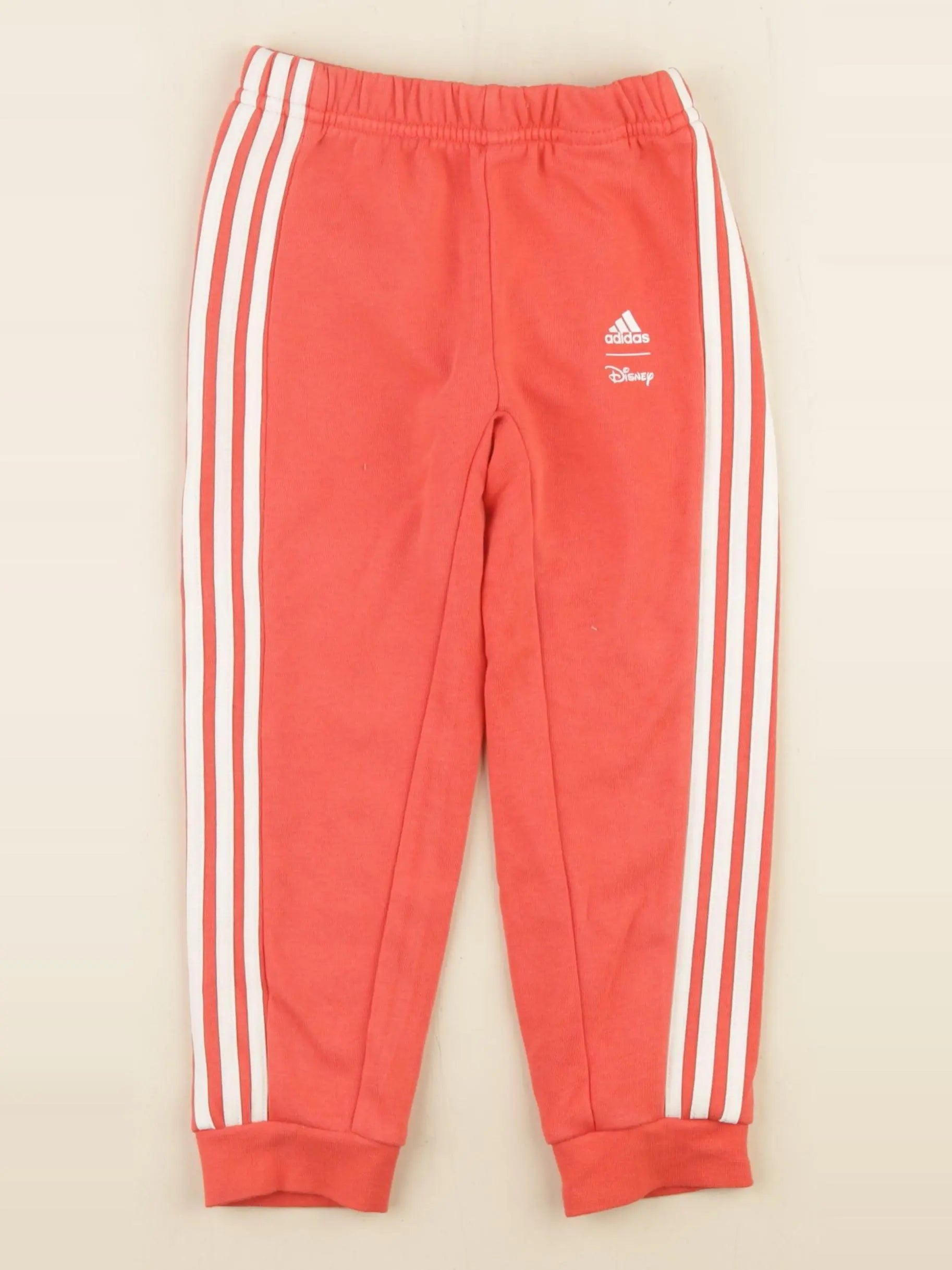 Adidas - jogging rouge - 2/3 ans
