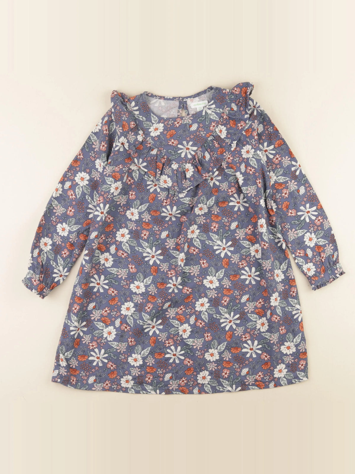 Vertbaudet - robe bleu - 6 ans