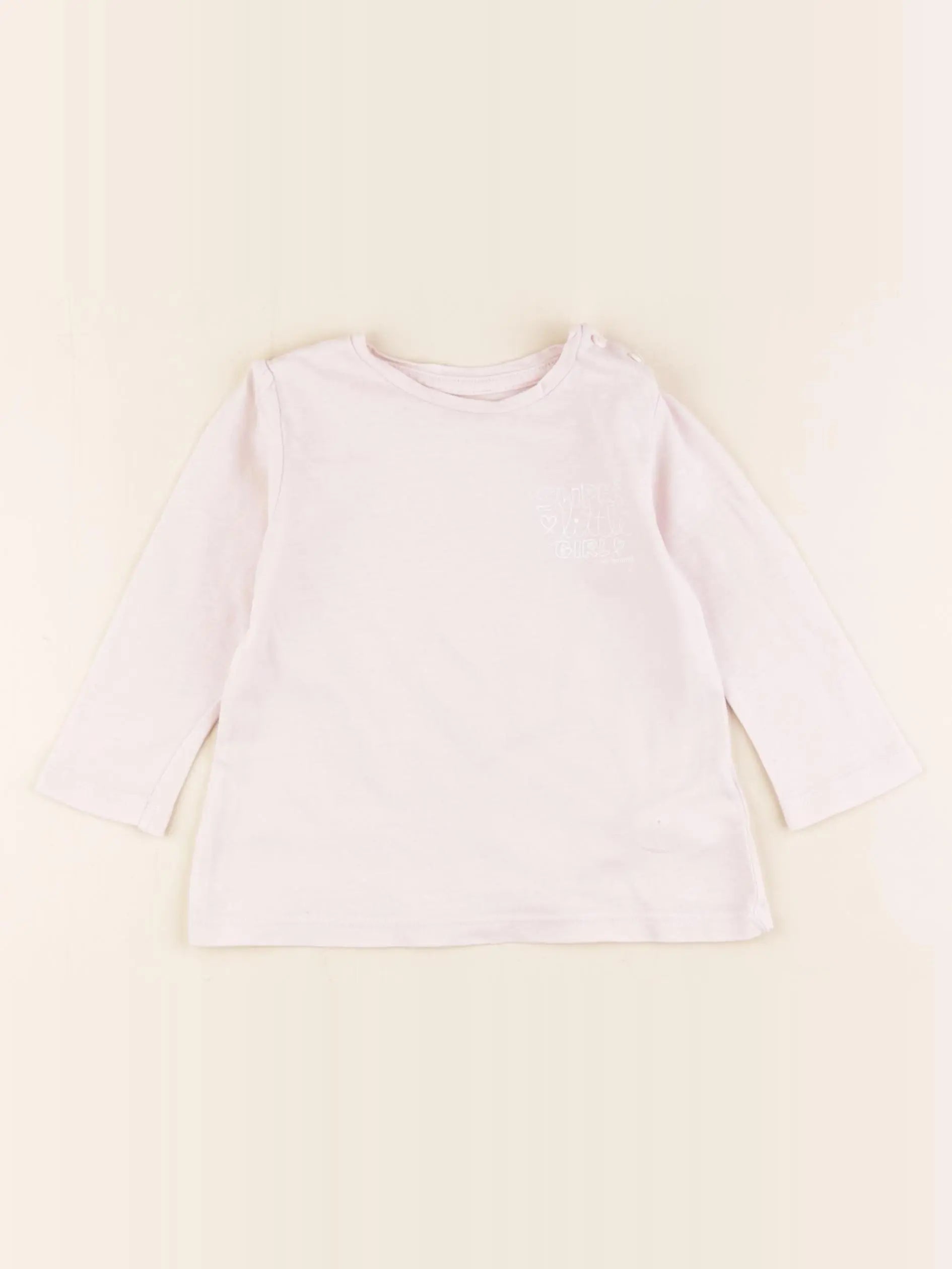 Vertbaudet - tee-shirt rose - 9 mois