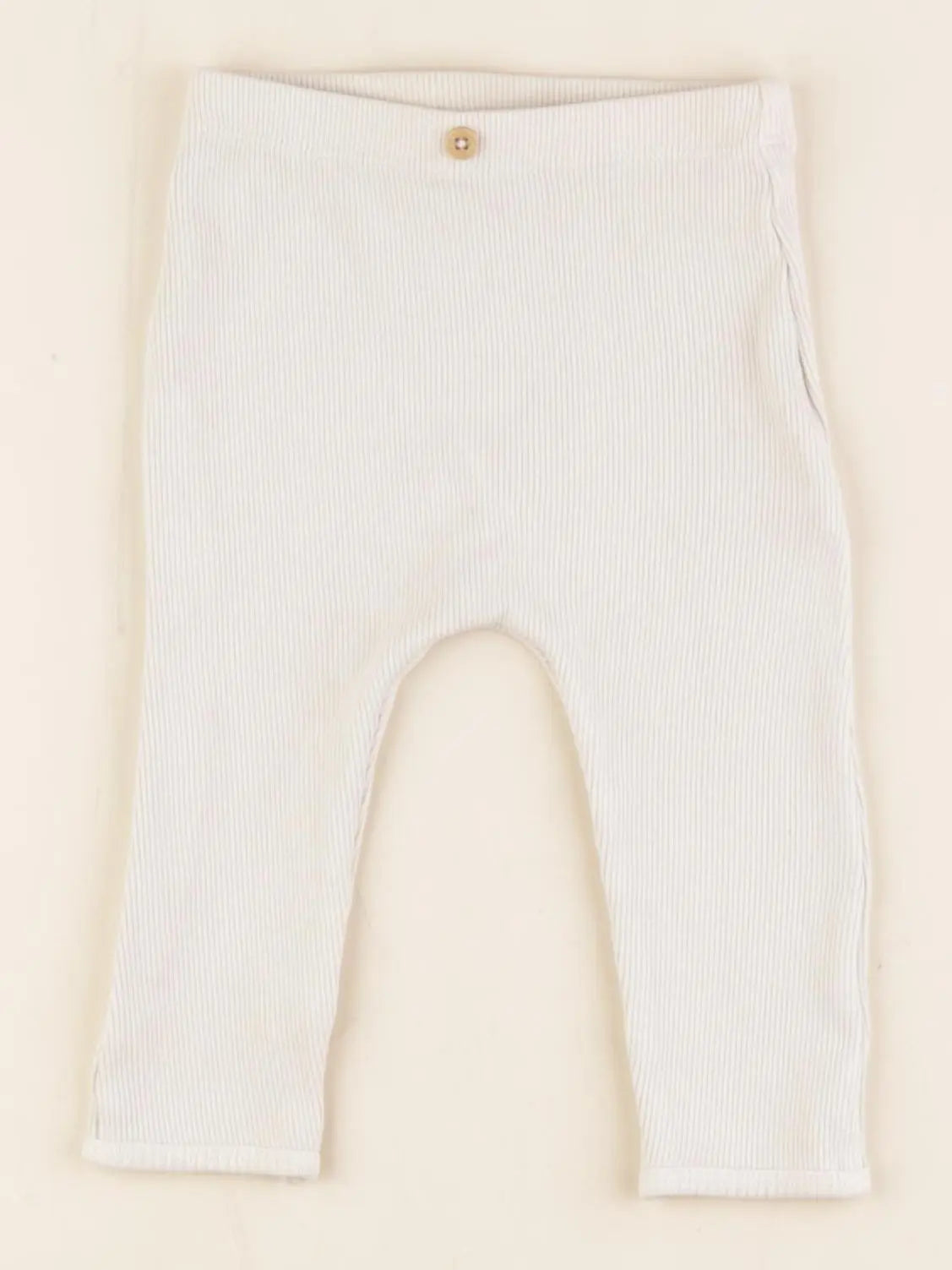 Vertbaudet - legging beige - 9 mois