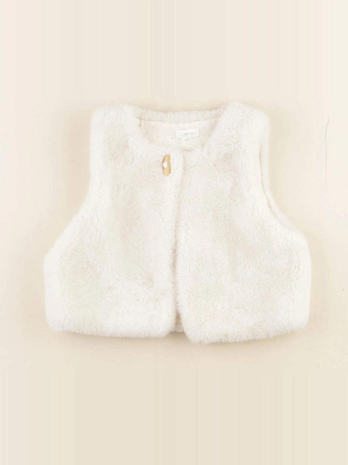 Vertbaudet - gilet blanc - 18 mois