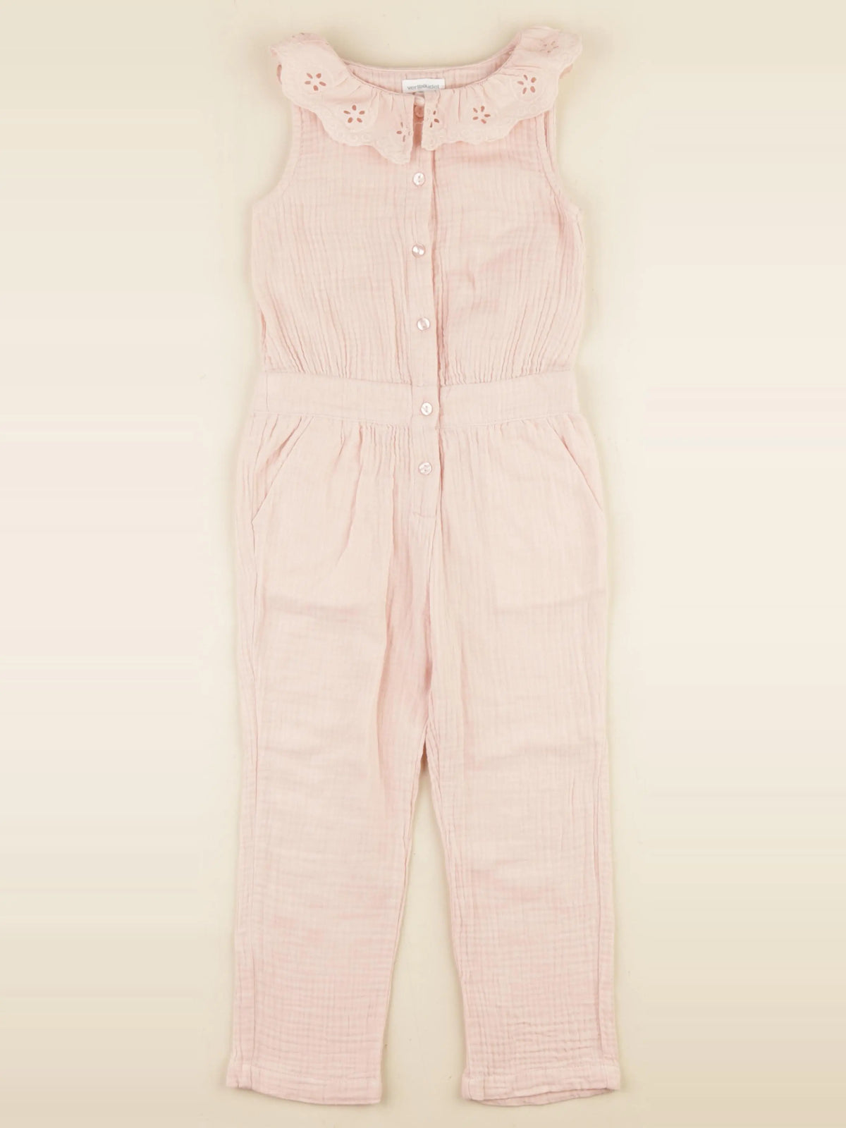 Vertbaudet - combinaison rose - 4 ans