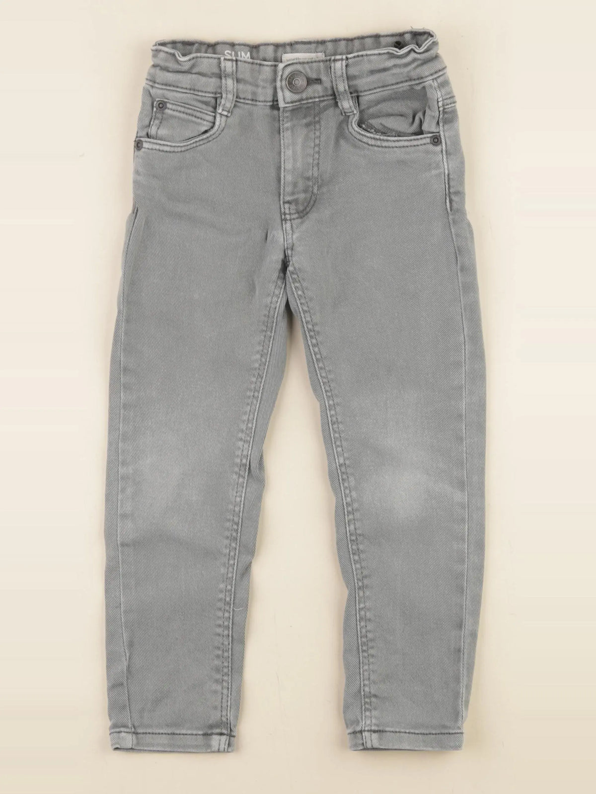 Vertbaudet - jean gris - 4 ans