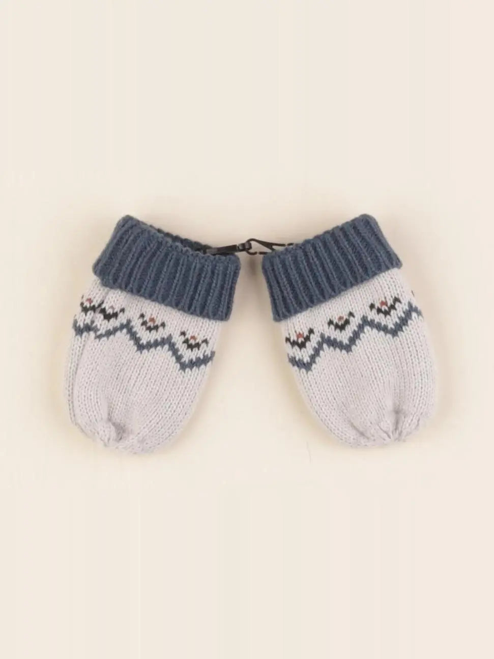 Vertbaudet - moufles gris, bleu - 12/18 mois