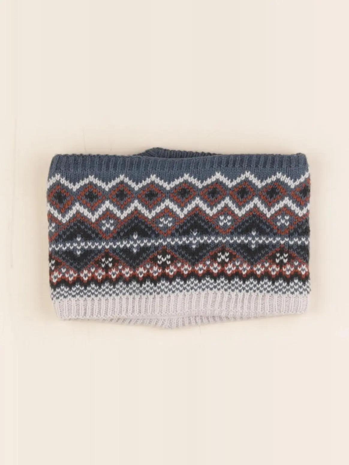 Vertbaudet - tour de cou gris, bleu - 12/18 mois