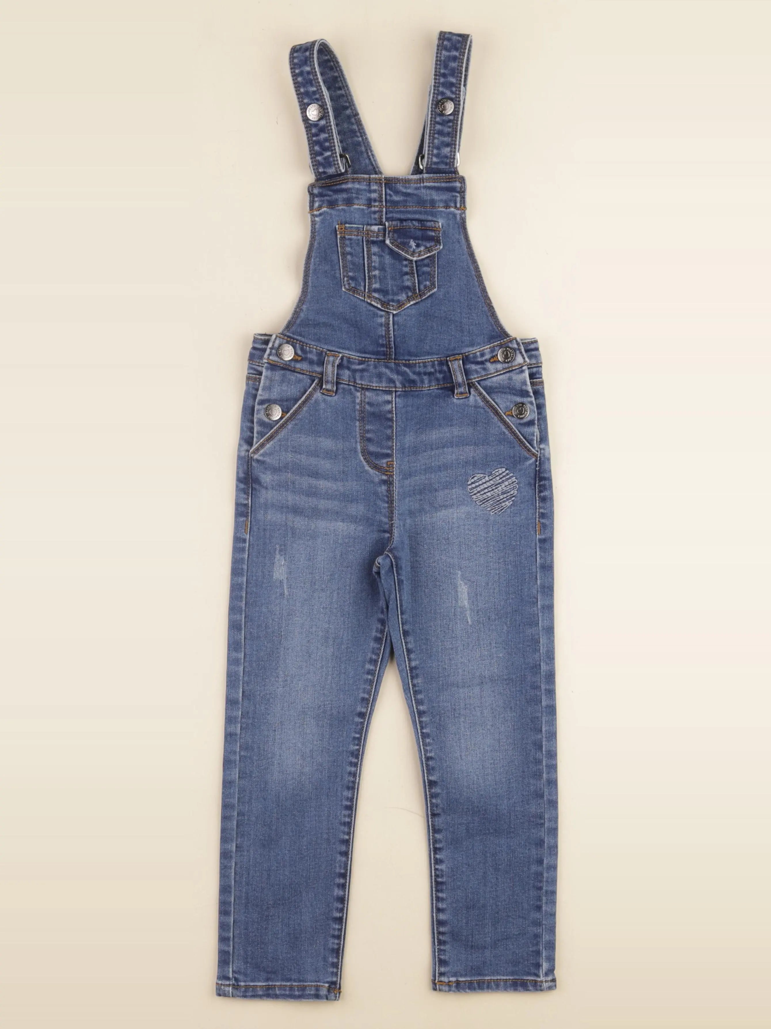 Vertbaudet - salopette bleu - 4 ans