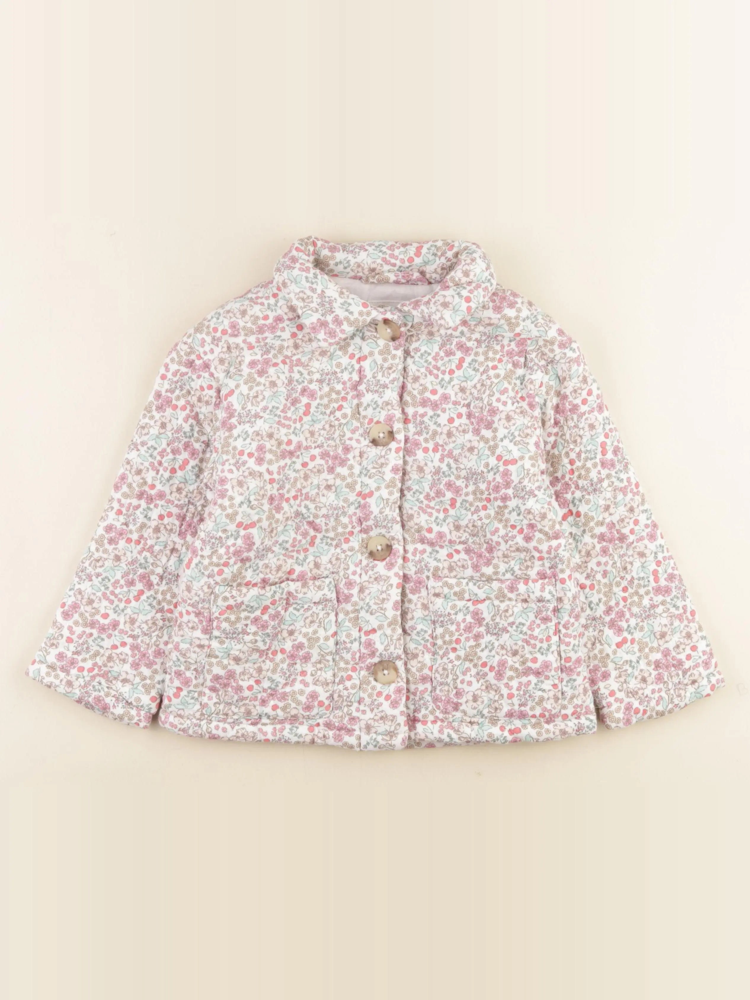 Vertbaudet - veste doublé multicolore - 5 ans