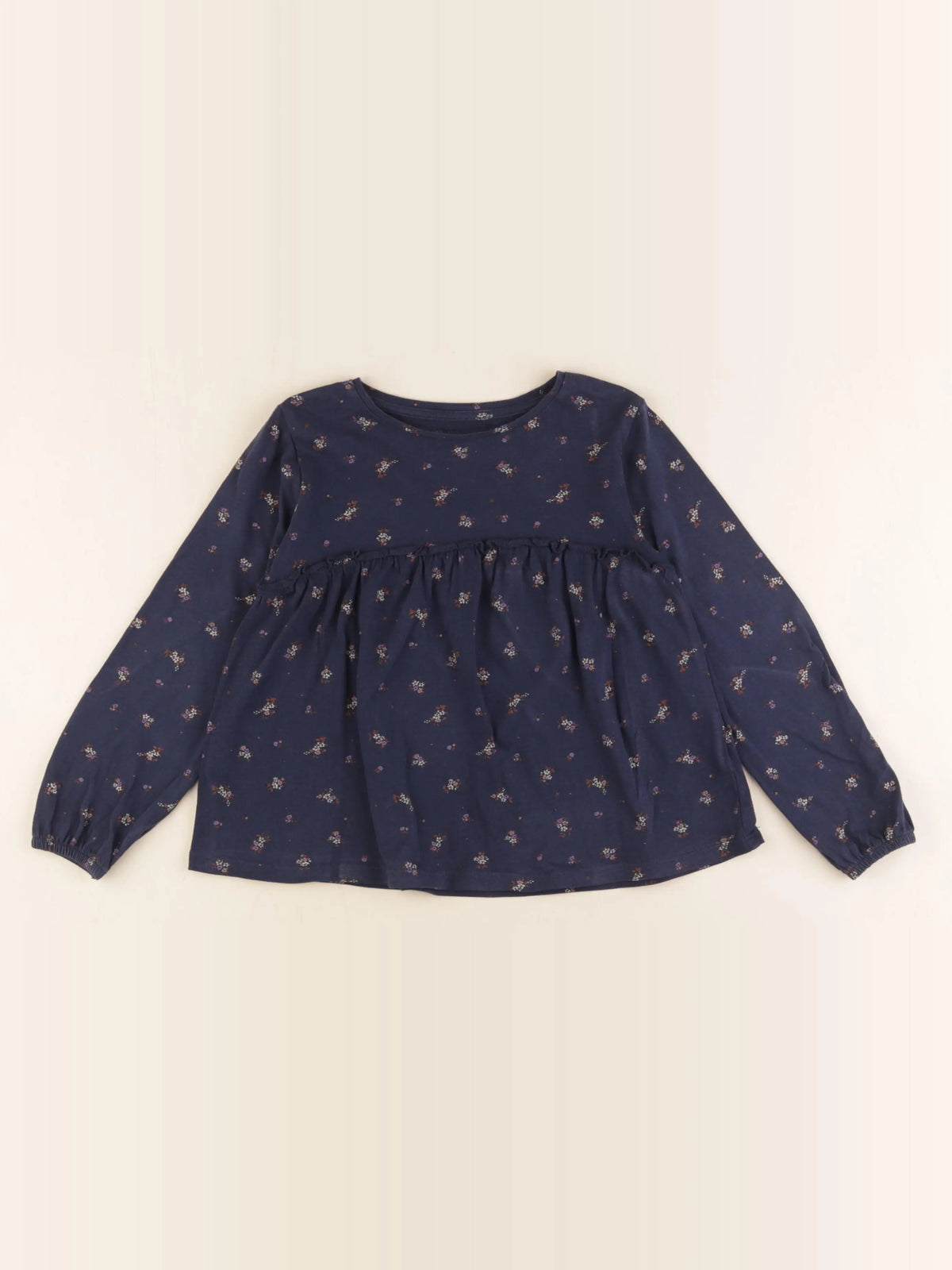 Vertbaudet - tee-shirt bleu - 5 ans