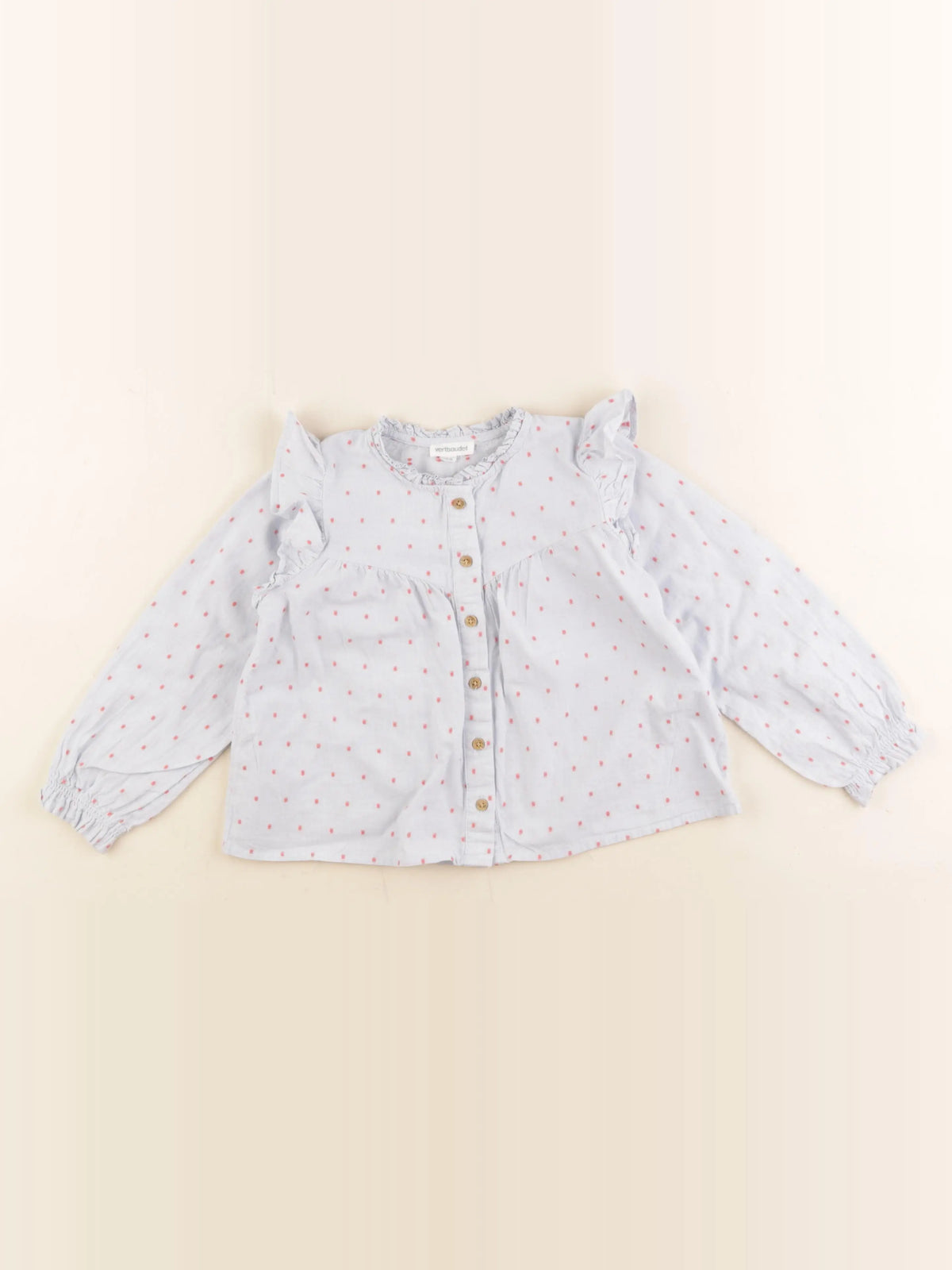 Vertbaudet - chemise bleu - 3 ans