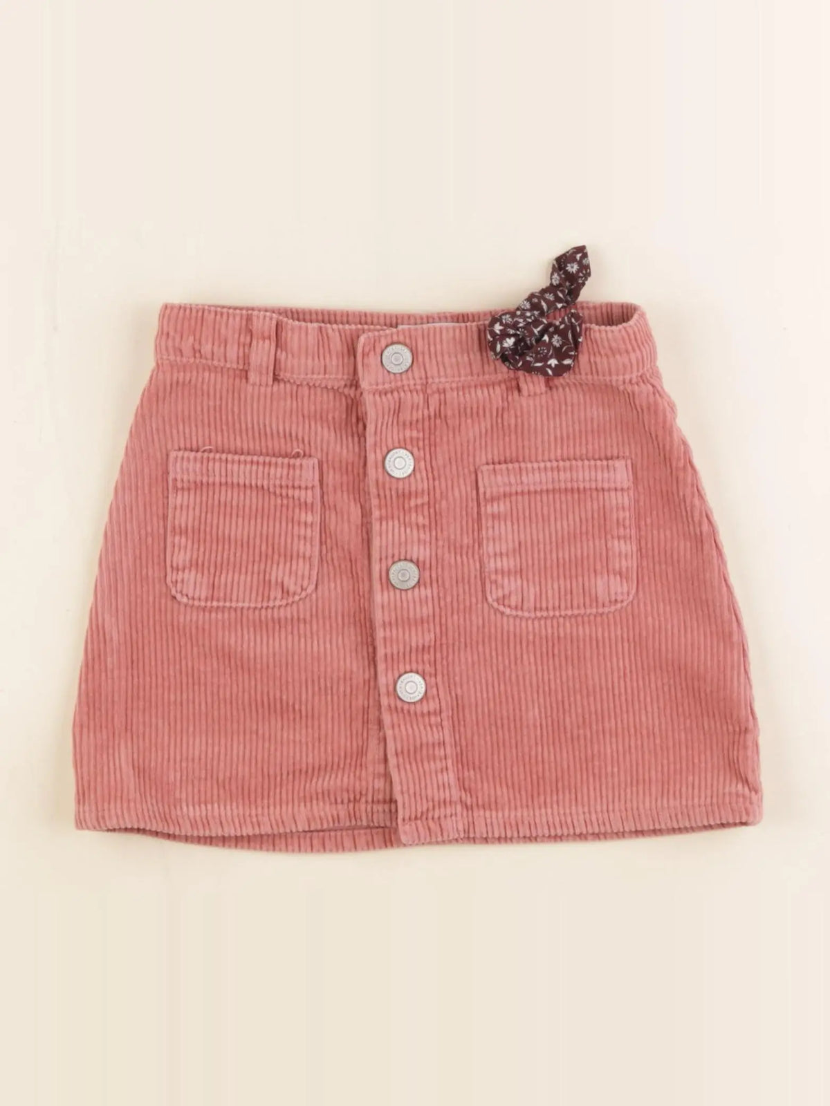 Vertbaudet - jupe rouge - 4 ans
