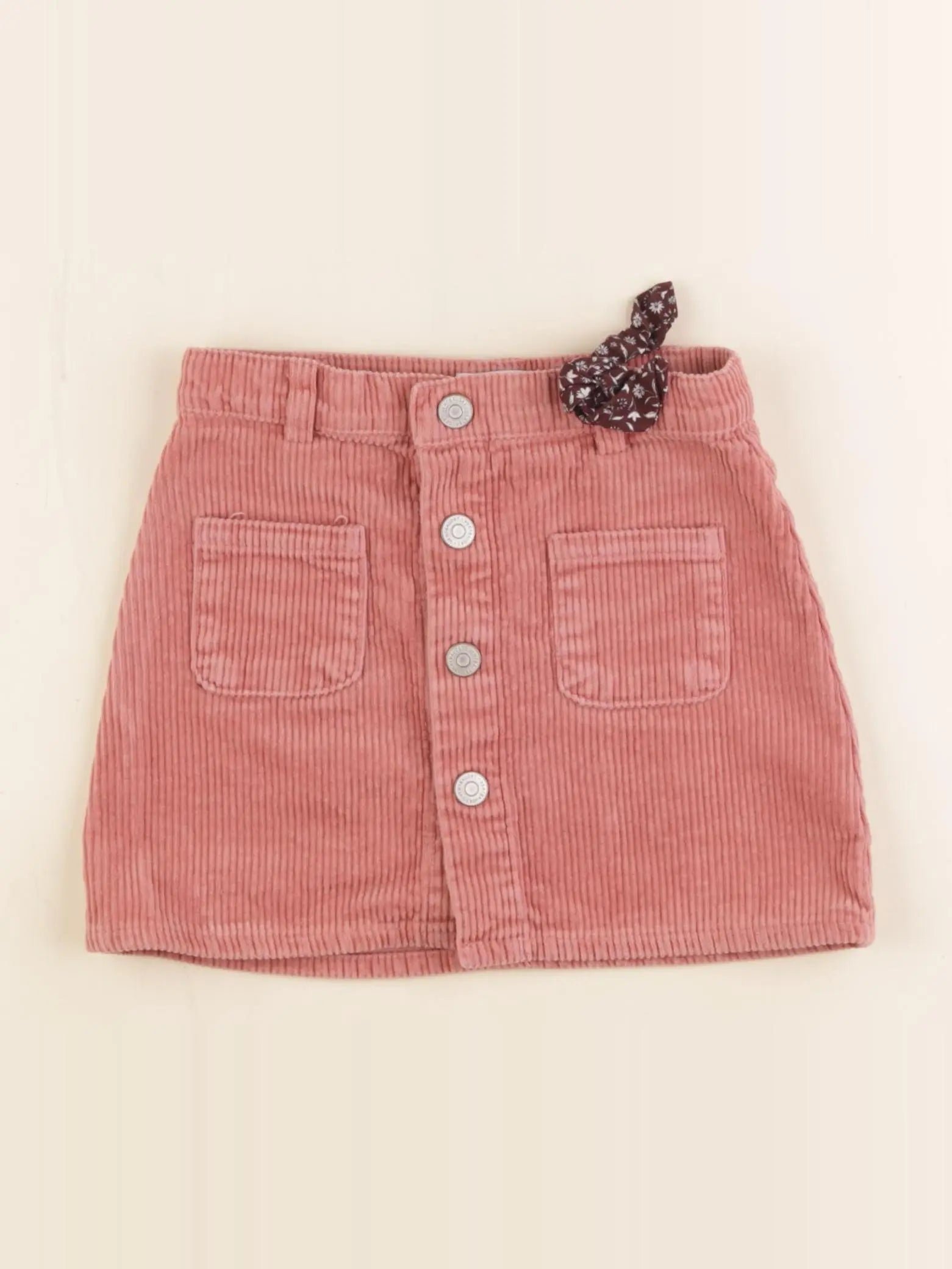 Vertbaudet - jupe rouge - 4 ans