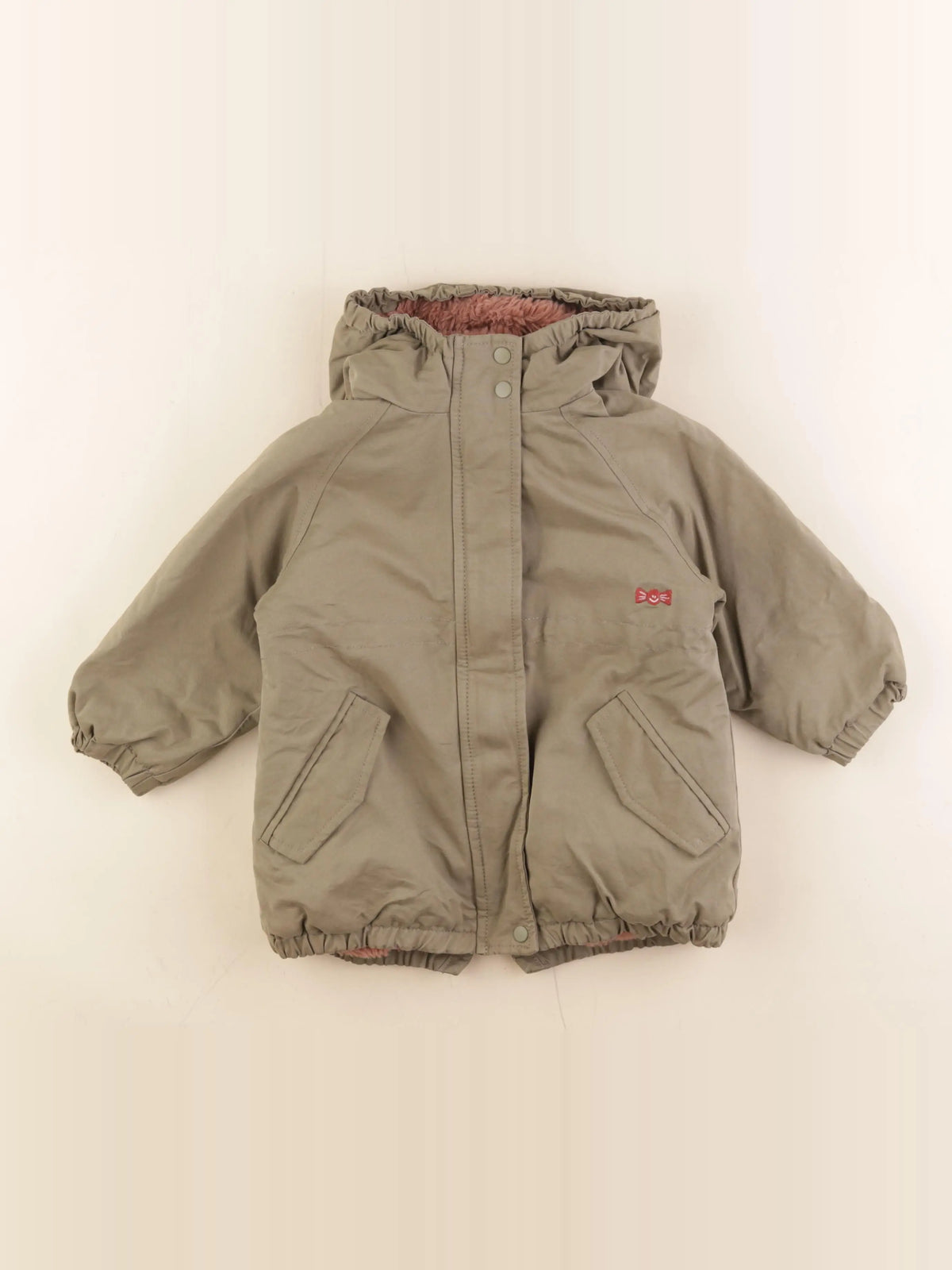 Vertbaudet - parka vert - 3 ans