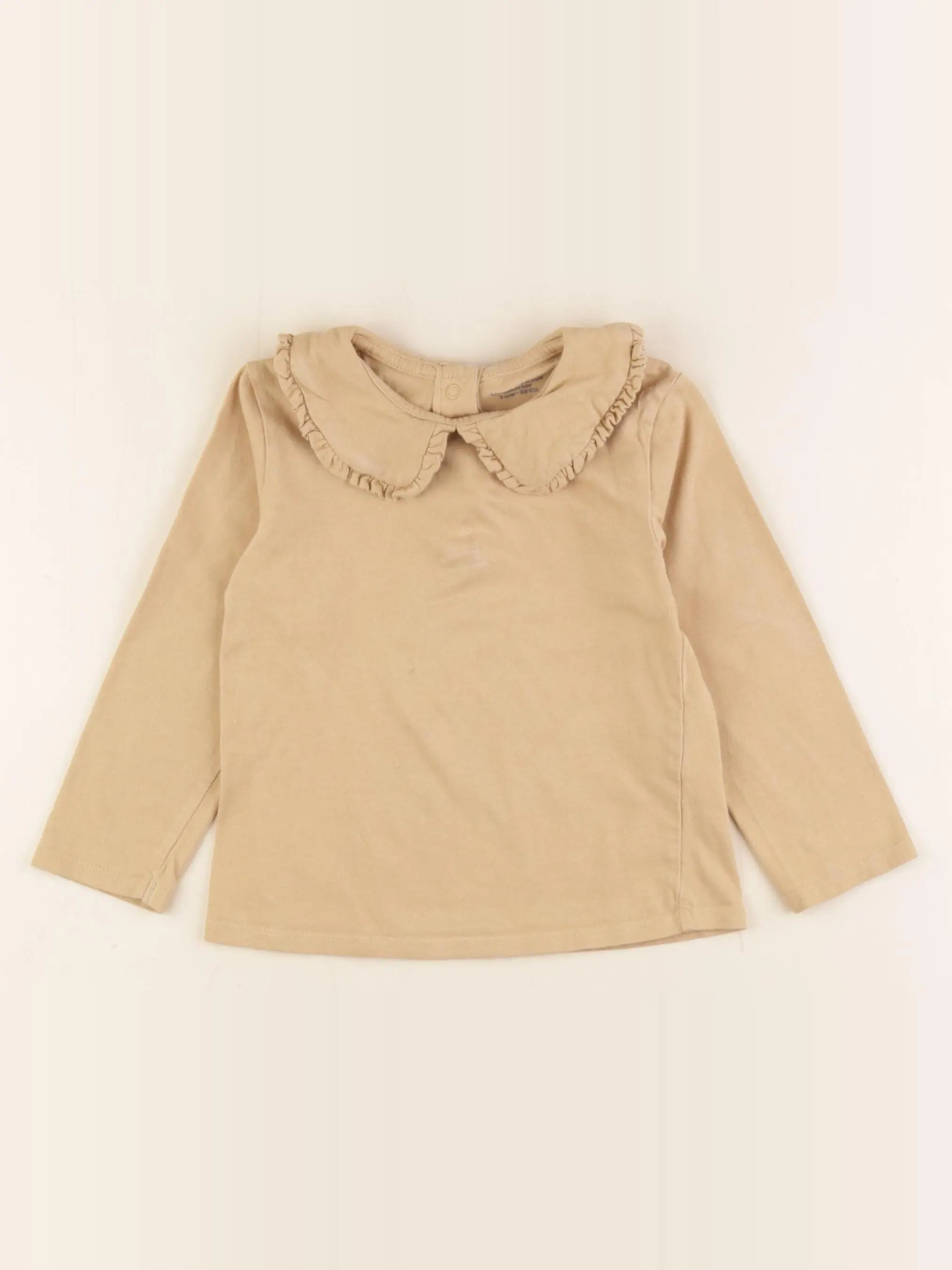 Vertbaudet - tee-shirt marron - 2 ans