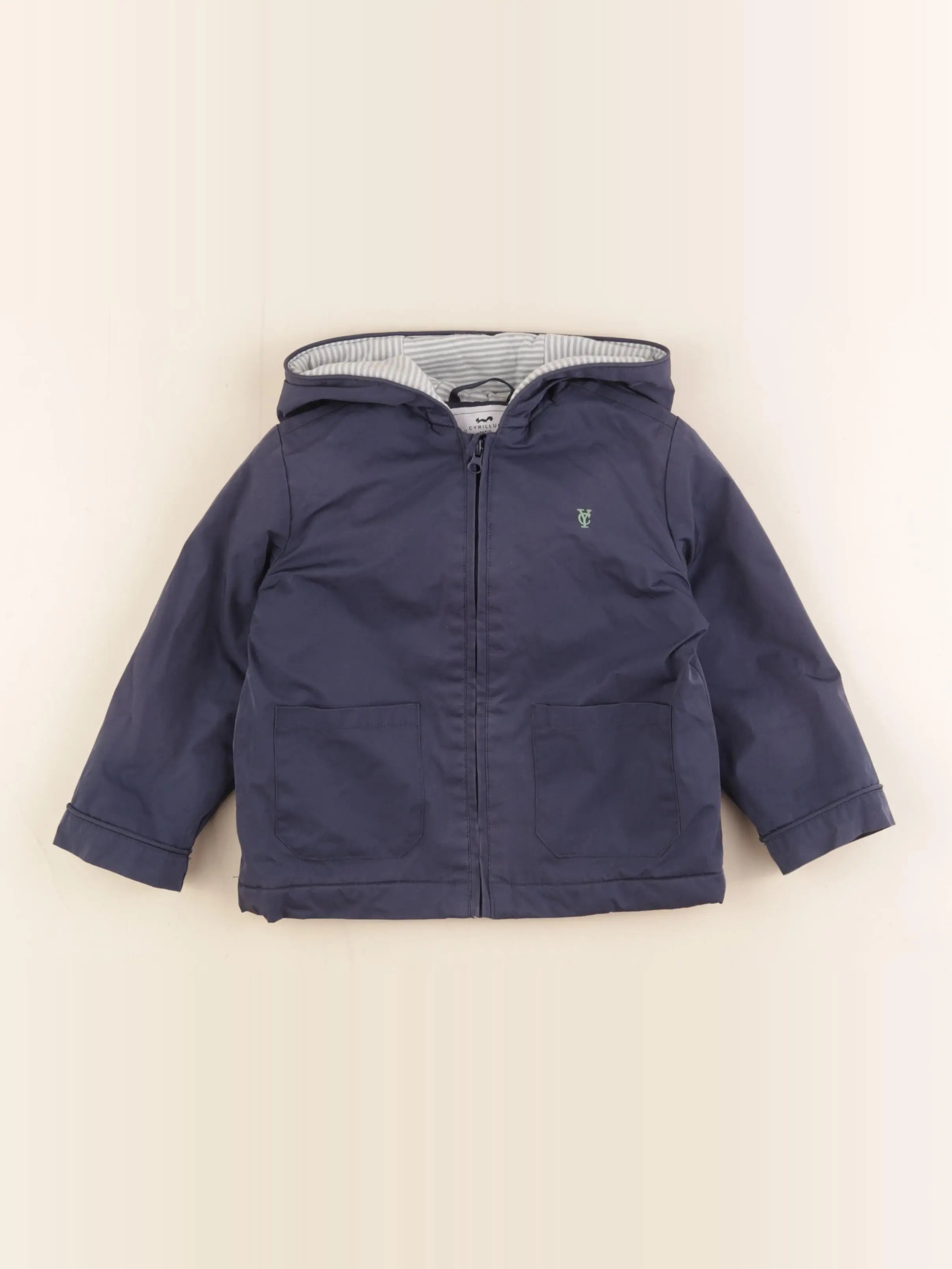 Cyrillus - imperméable bleu - 2 ans