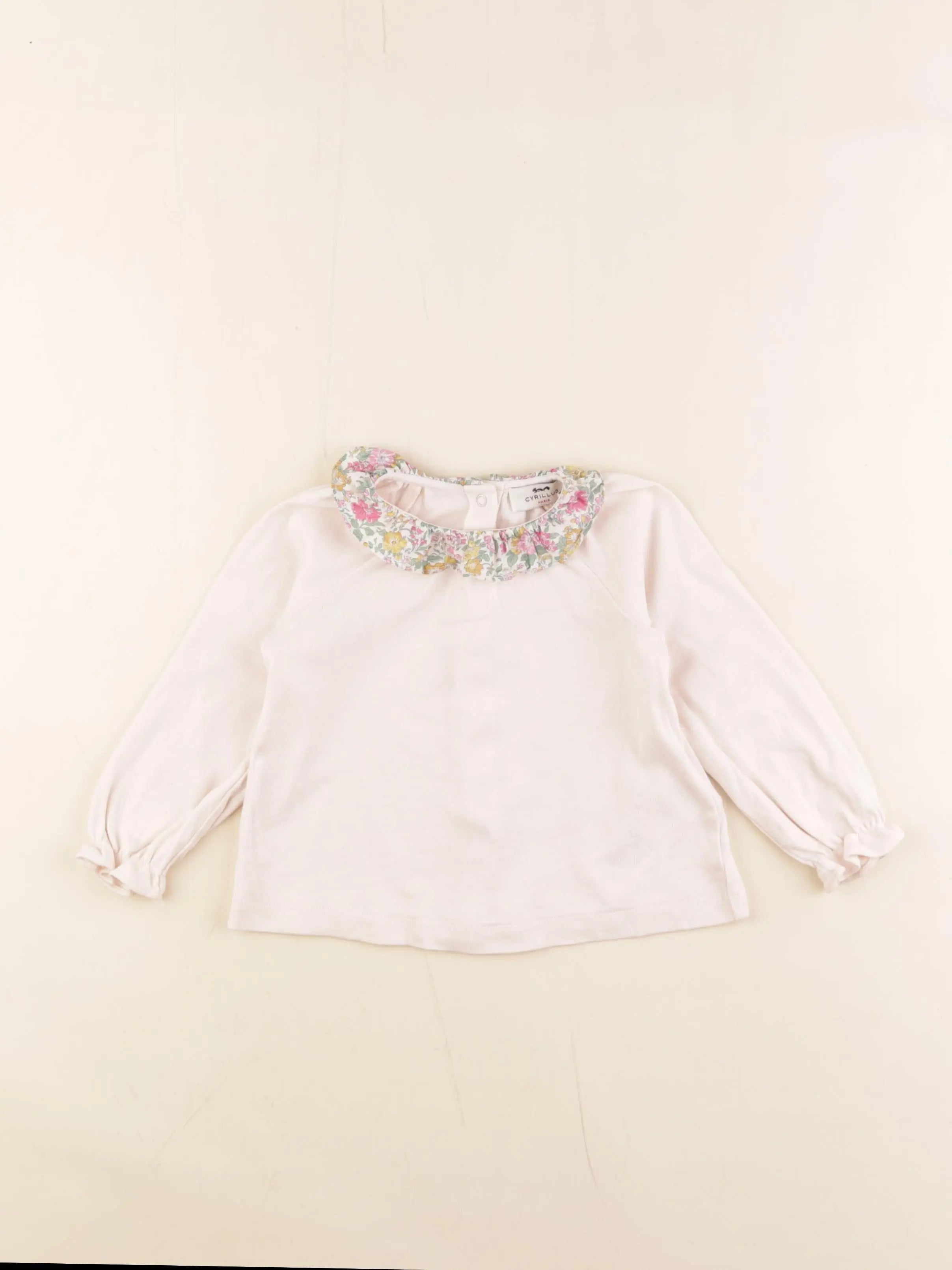 Cyrillus - tee-shirt rose - 2 ans