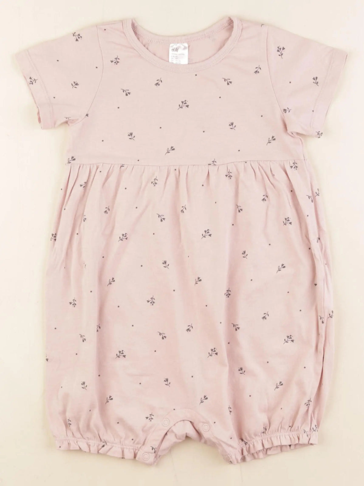 H&M - pyjama coton rose - 2 ans