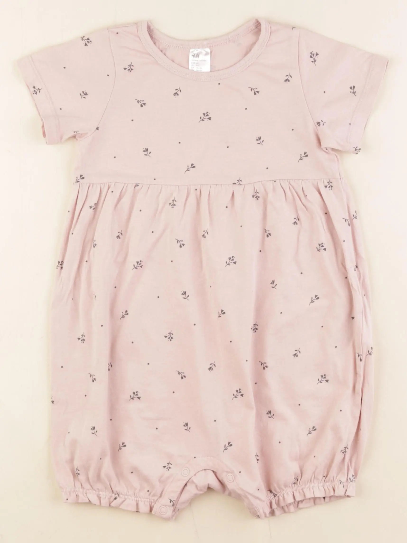 H&M - pyjama coton rose - 2 ans
