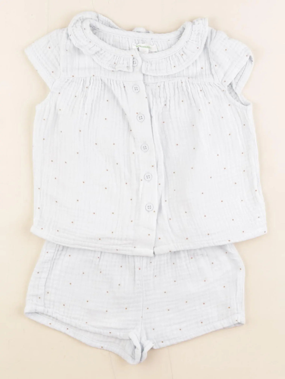 Vertbaudet - ensemble bleu - 2 ans