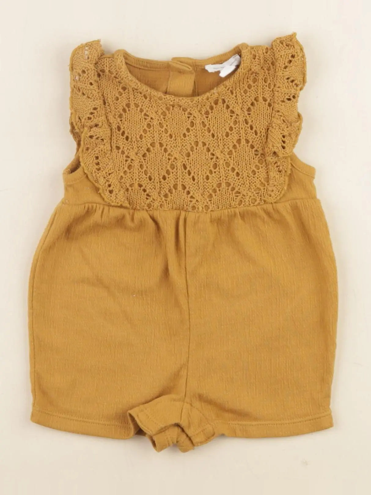 Vertbaudet - combinaison jaune - 3 mois