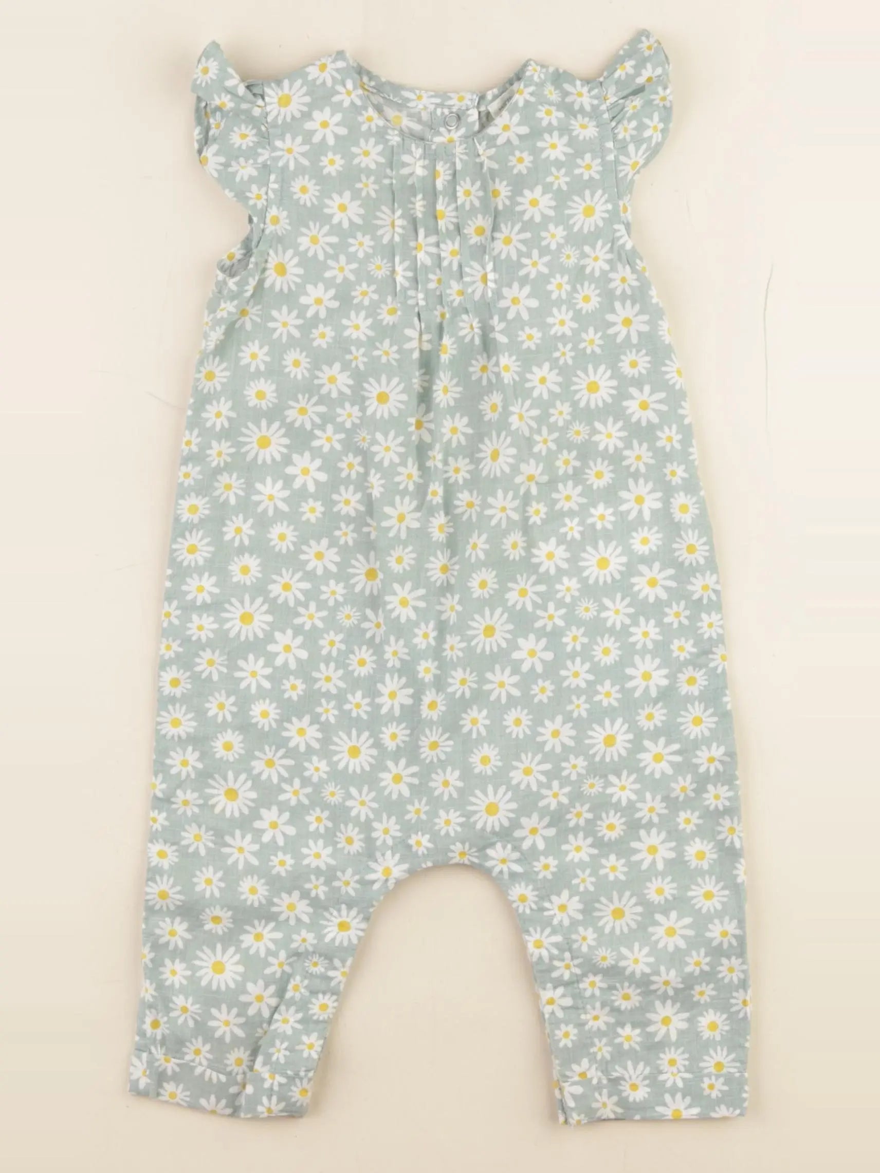 Vertbaudet - combinaison vert - 6 mois