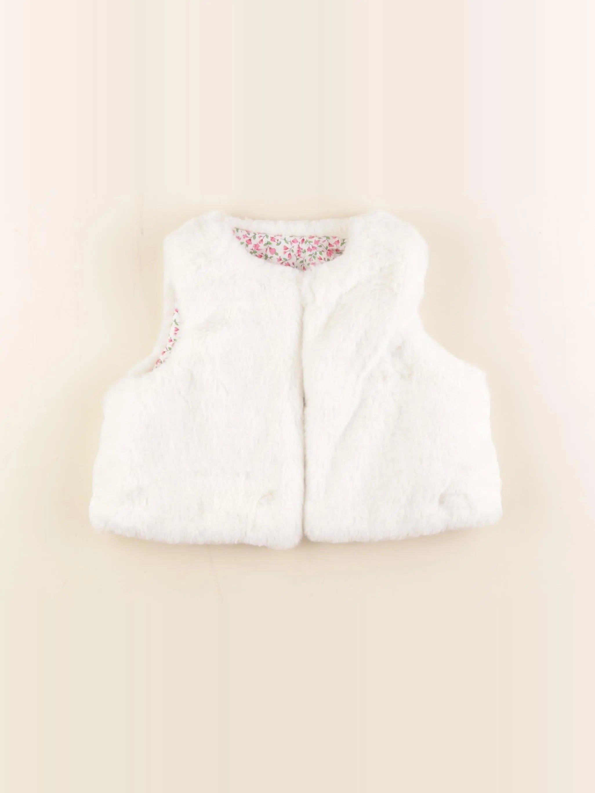 Cadet Rousselle - gilet blanc - 24 mois