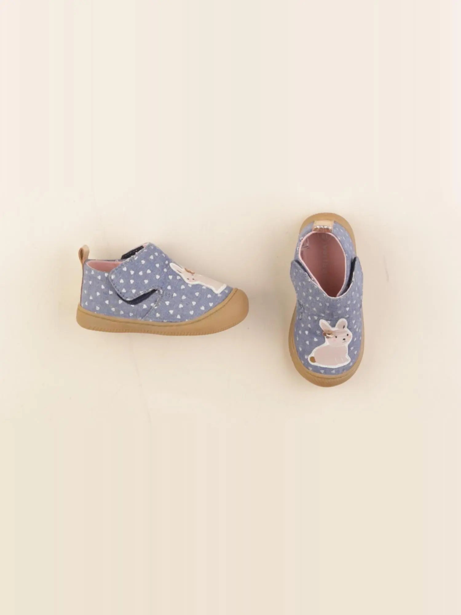 Vertbaudet - chaussons bleu - pointure 19