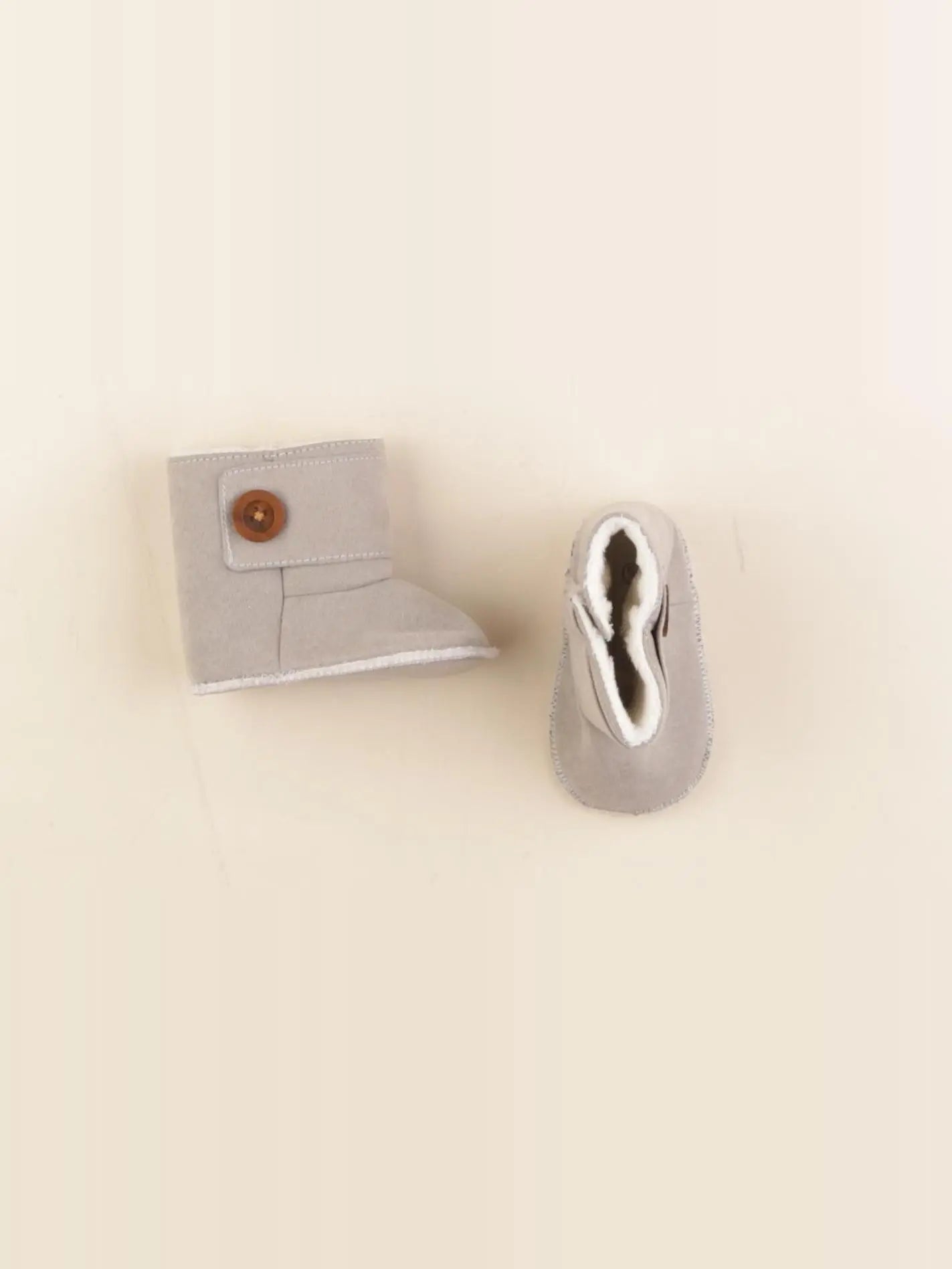 Vertbaudet - chaussons gris - pointure 16/17