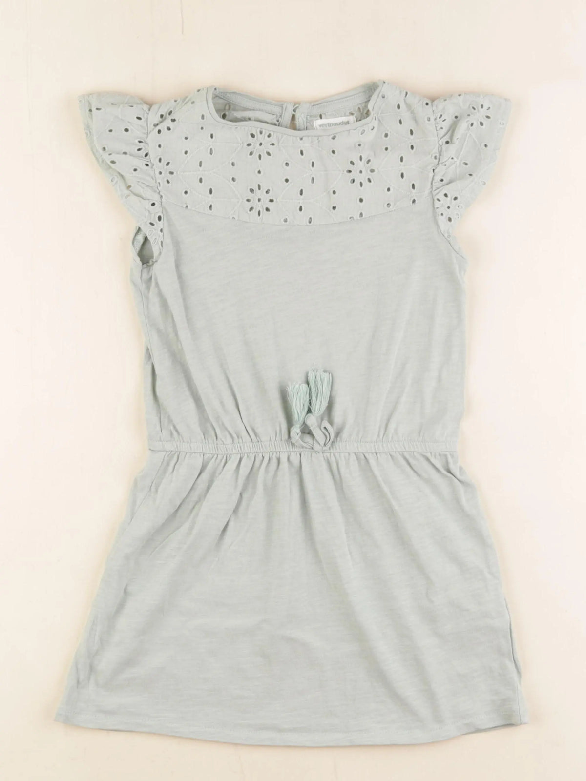 Vertbaudet - robe vert - 6 ans