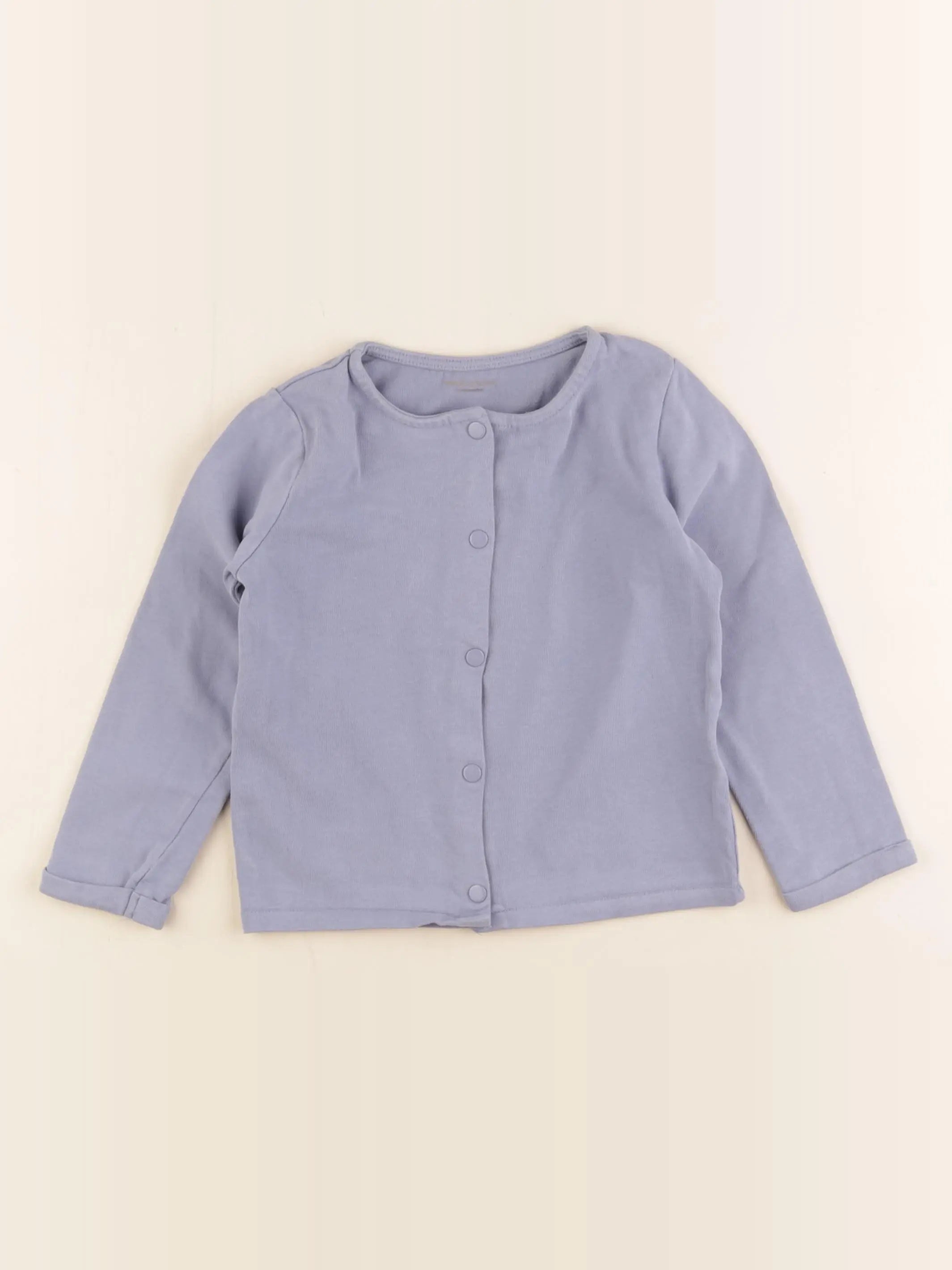 Vertbaudet - gilet bleu - 4 ans