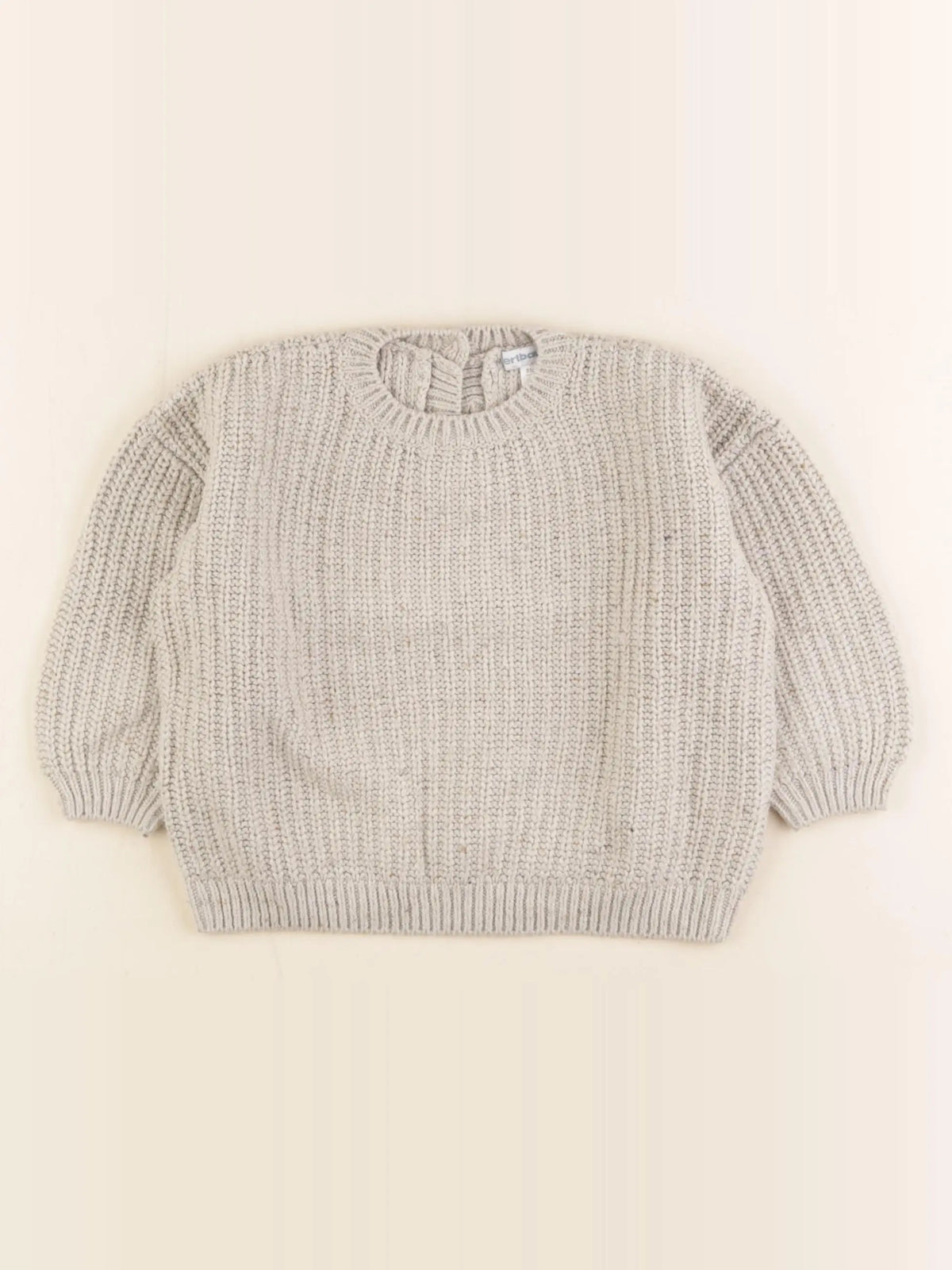 Vertbaudet - pull marron - 18 mois