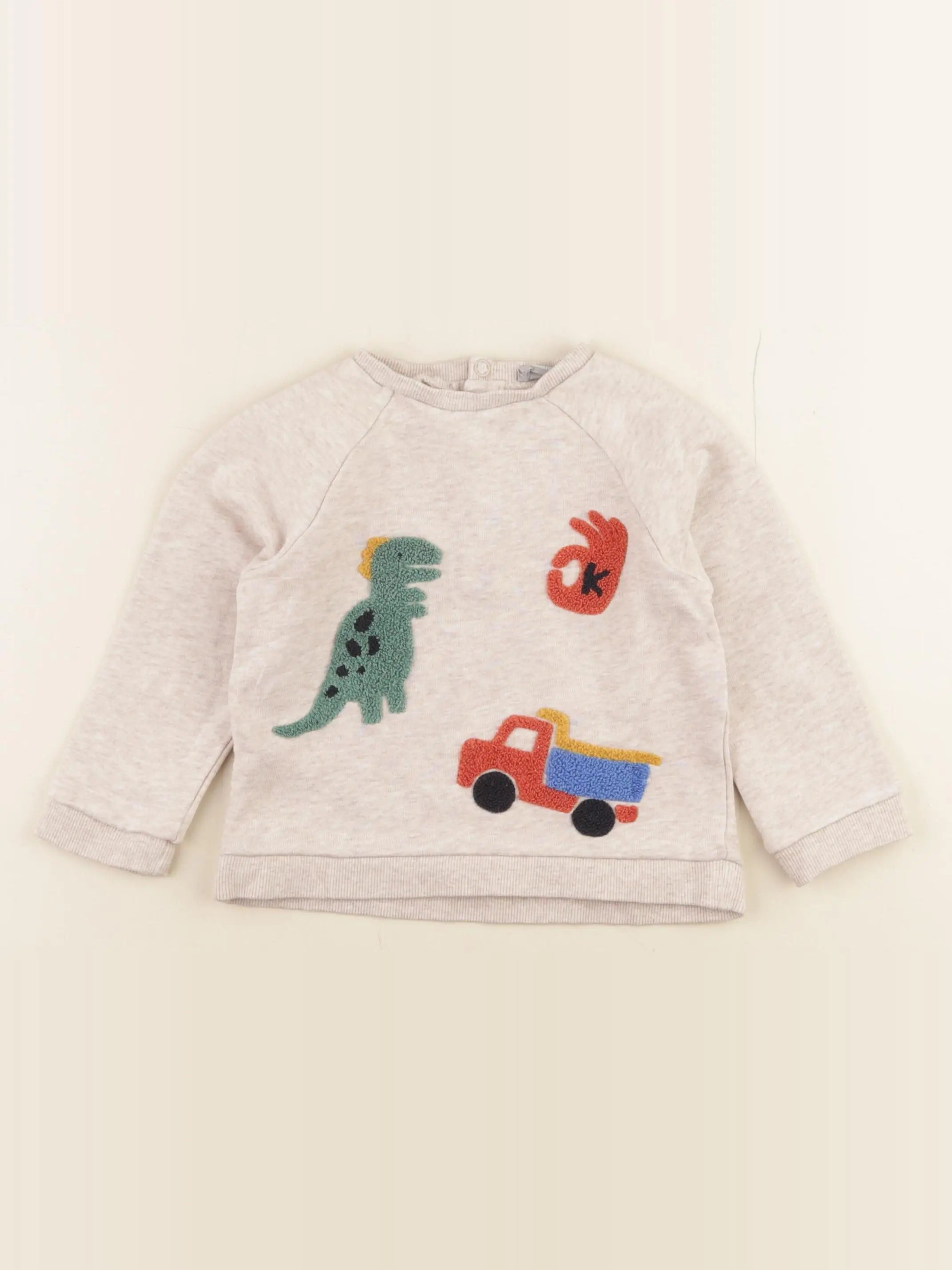 Boutchou - sweat beige - 24 mois