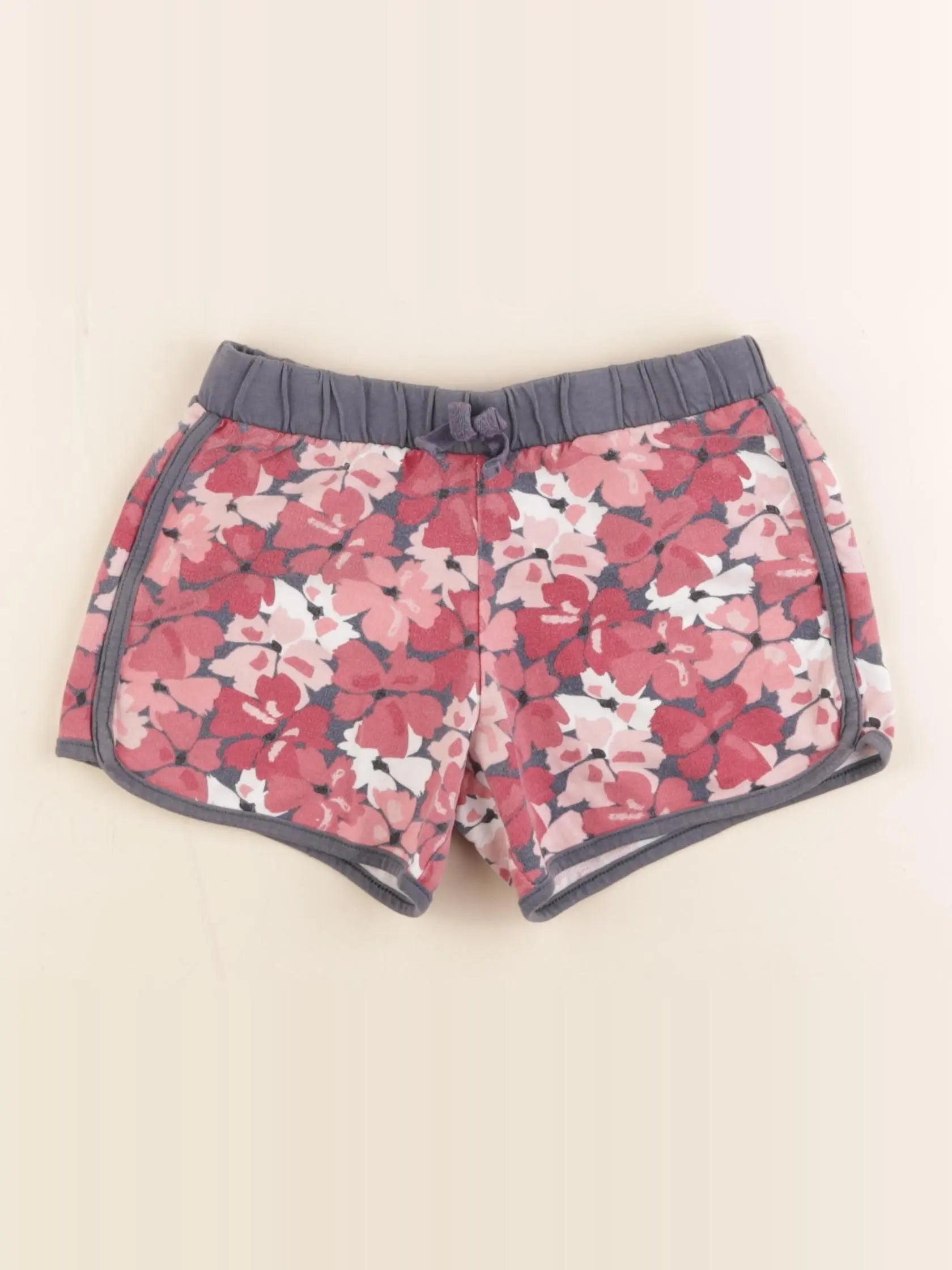 Vertbaudet - short rose, gris - 6 ans